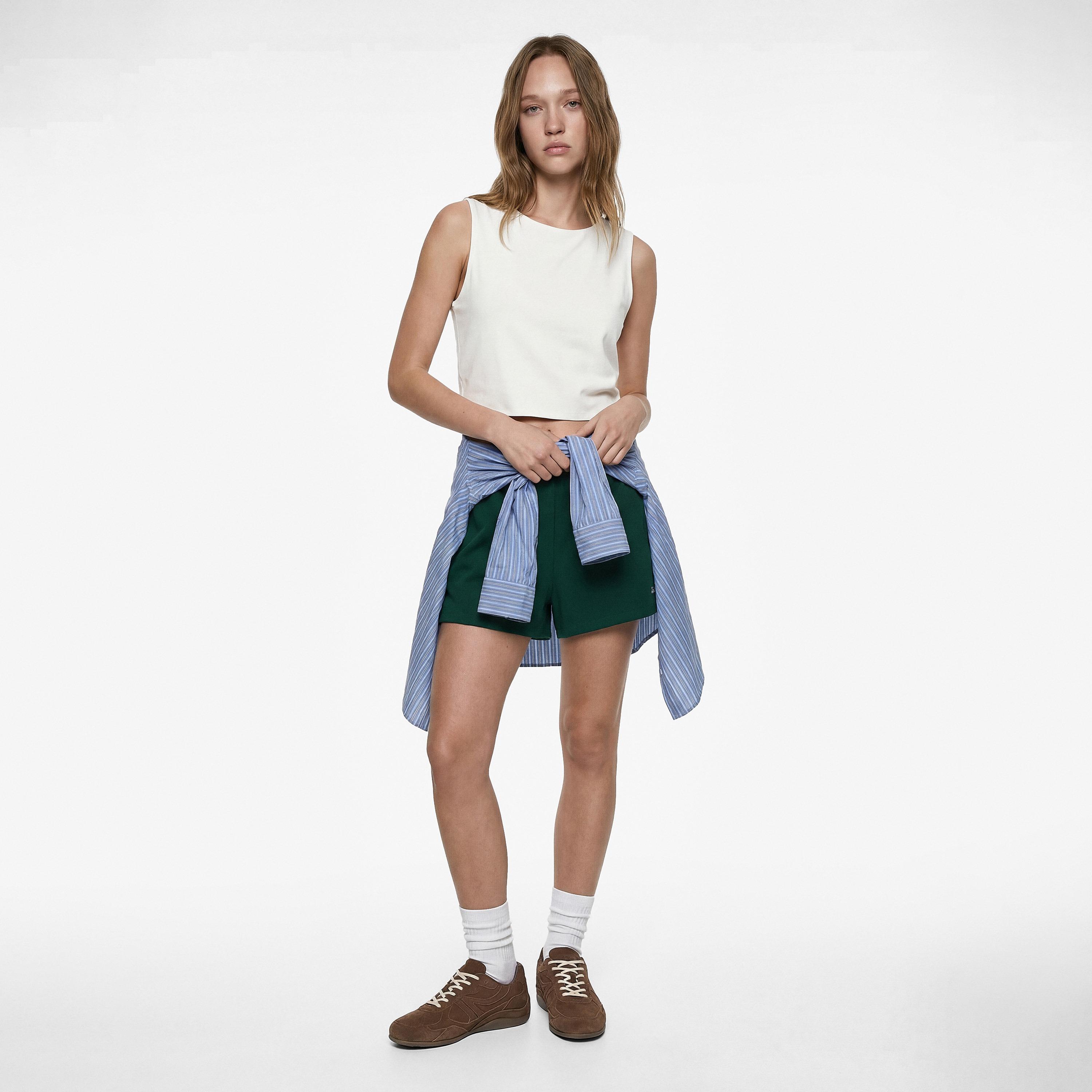 توب كروپ نسائي من كوتون-women-clothing-shirtsandblouses-blouses-image-2