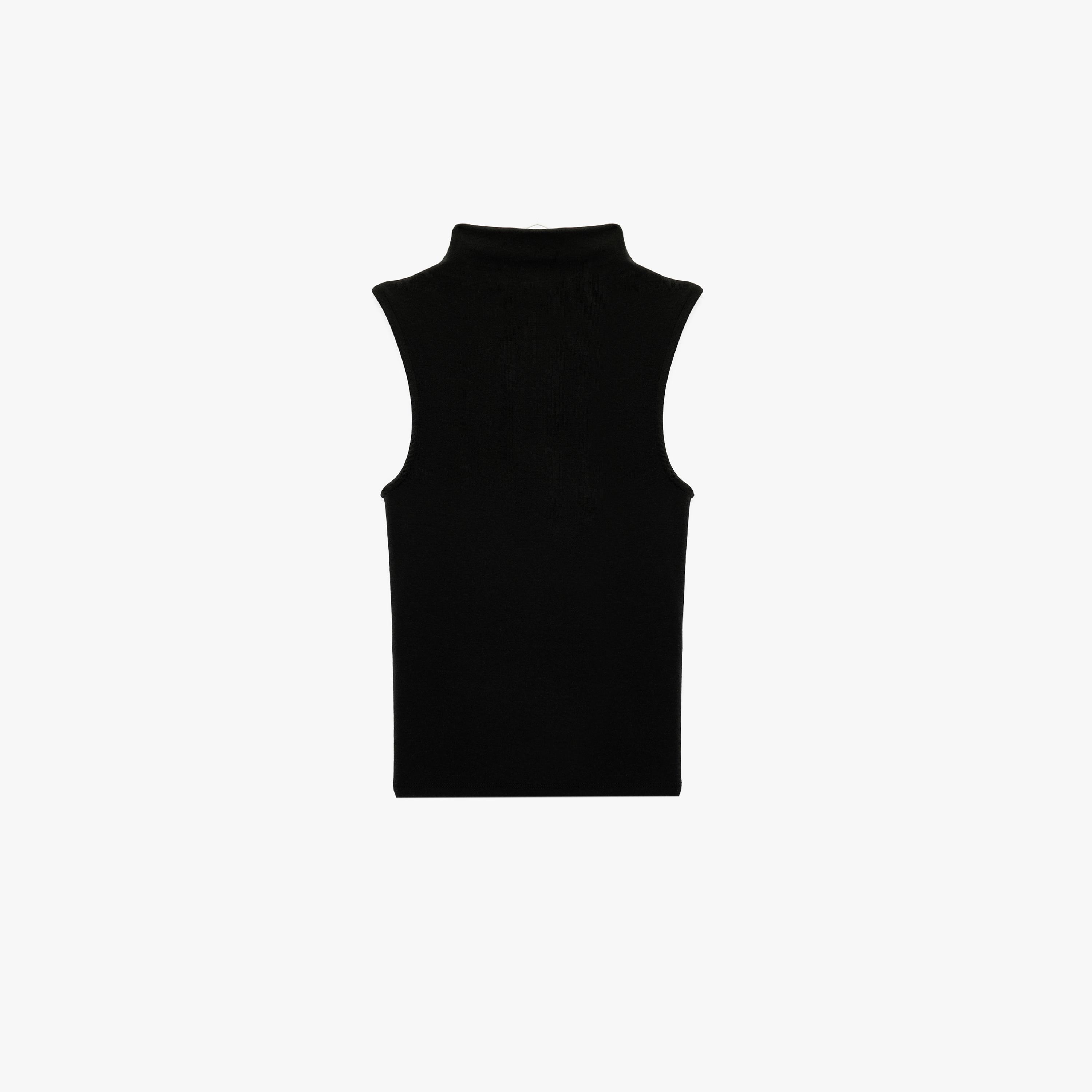 بلوزة نسائية من القطن بياقة عالية من كوتون-women-clothing-shirtsandblouses-blouses-image-9