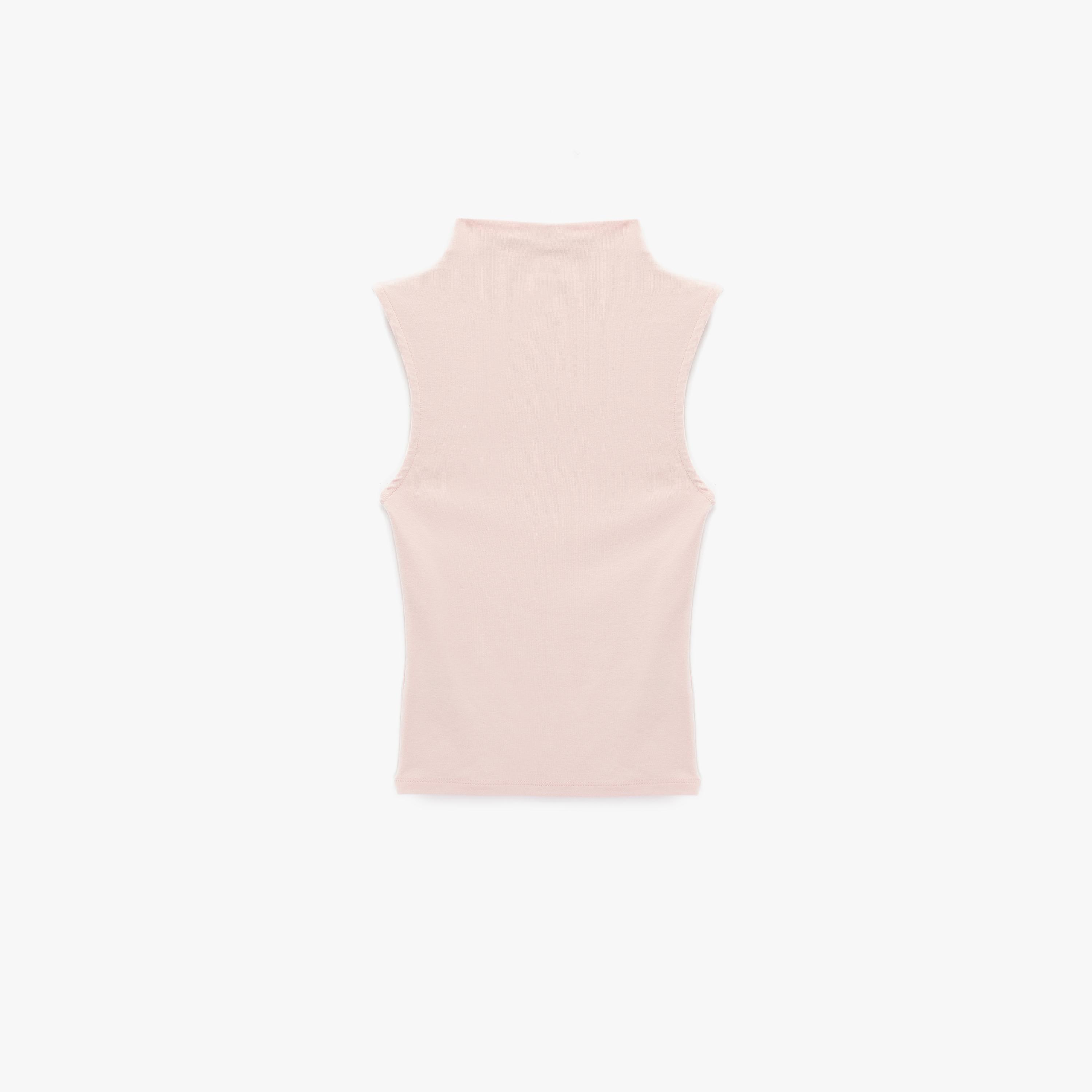 بلوزة نسائية من القطن بياقة عالية من كوتون-women-clothing-shirtsandblouses-blouses-image-3