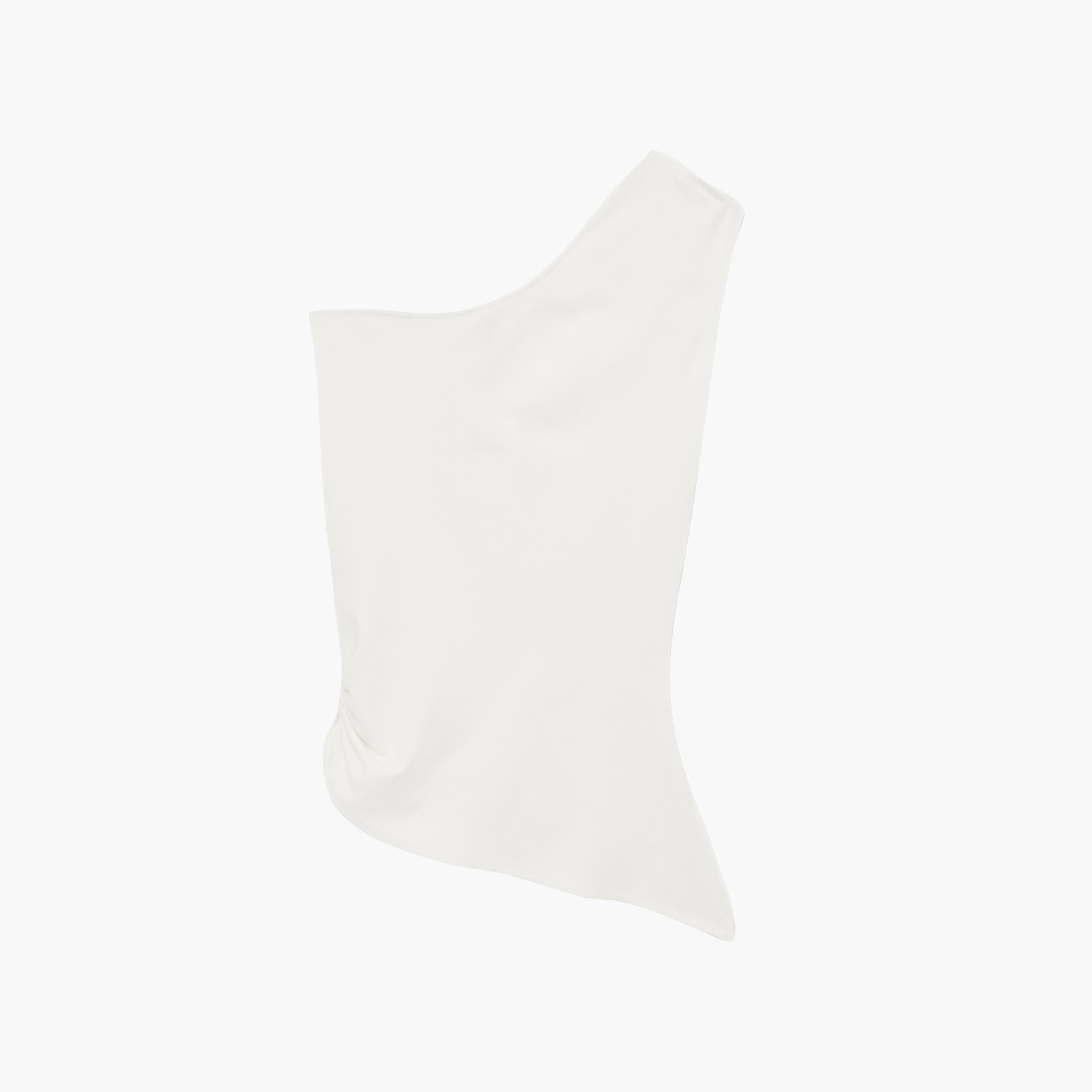 KOTON White One-Shoulder Women's Tank Top-women-clothing-shirtsandblouses-blouses-image-7