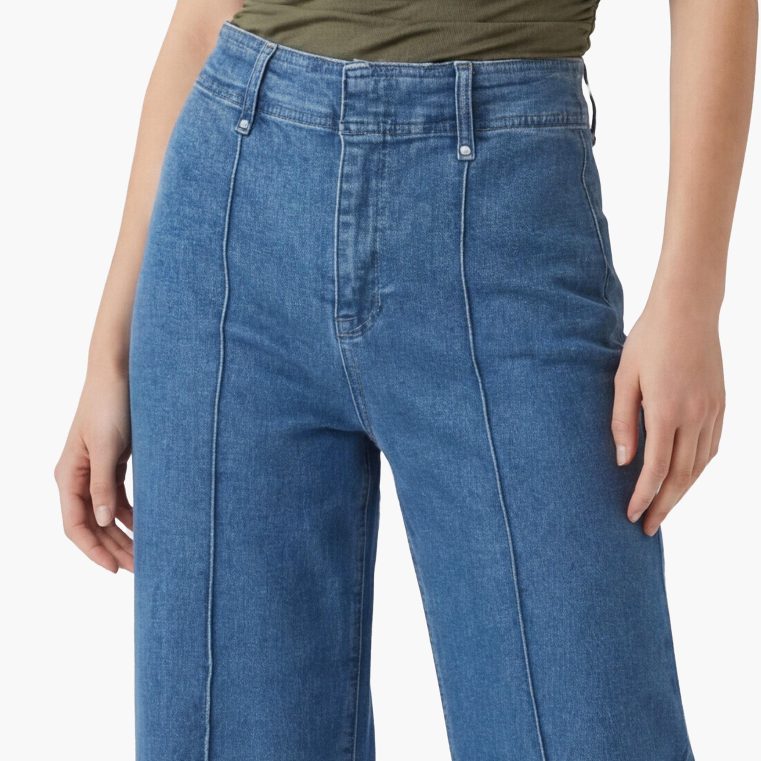 KOTON Relax Fit Plain High-Rise Women's Jeans-women-clothing-bottoms-jeans-image-5