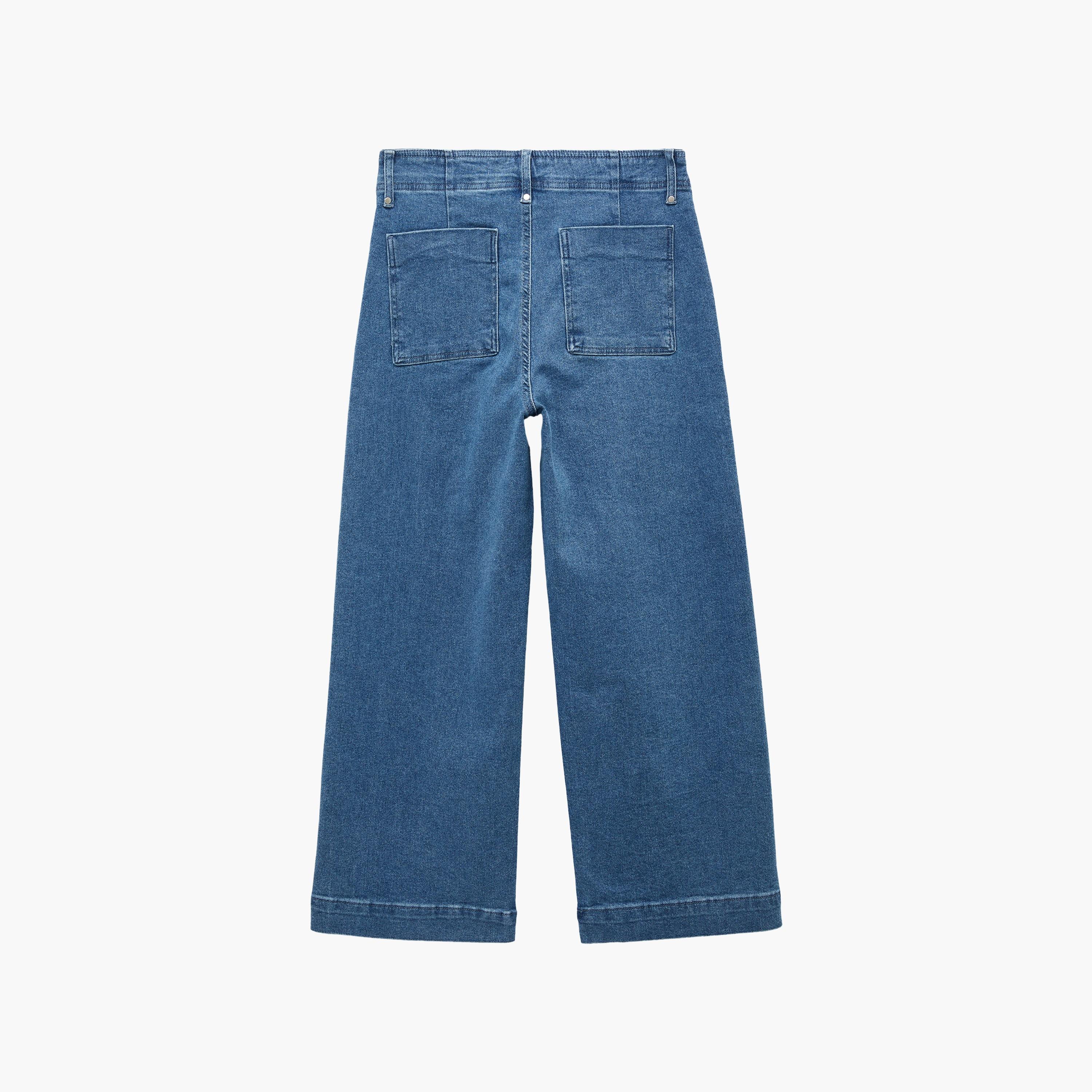 KOTON Relax Fit Plain High-Rise Women's Jeans-women-clothing-bottoms-jeans-image-7