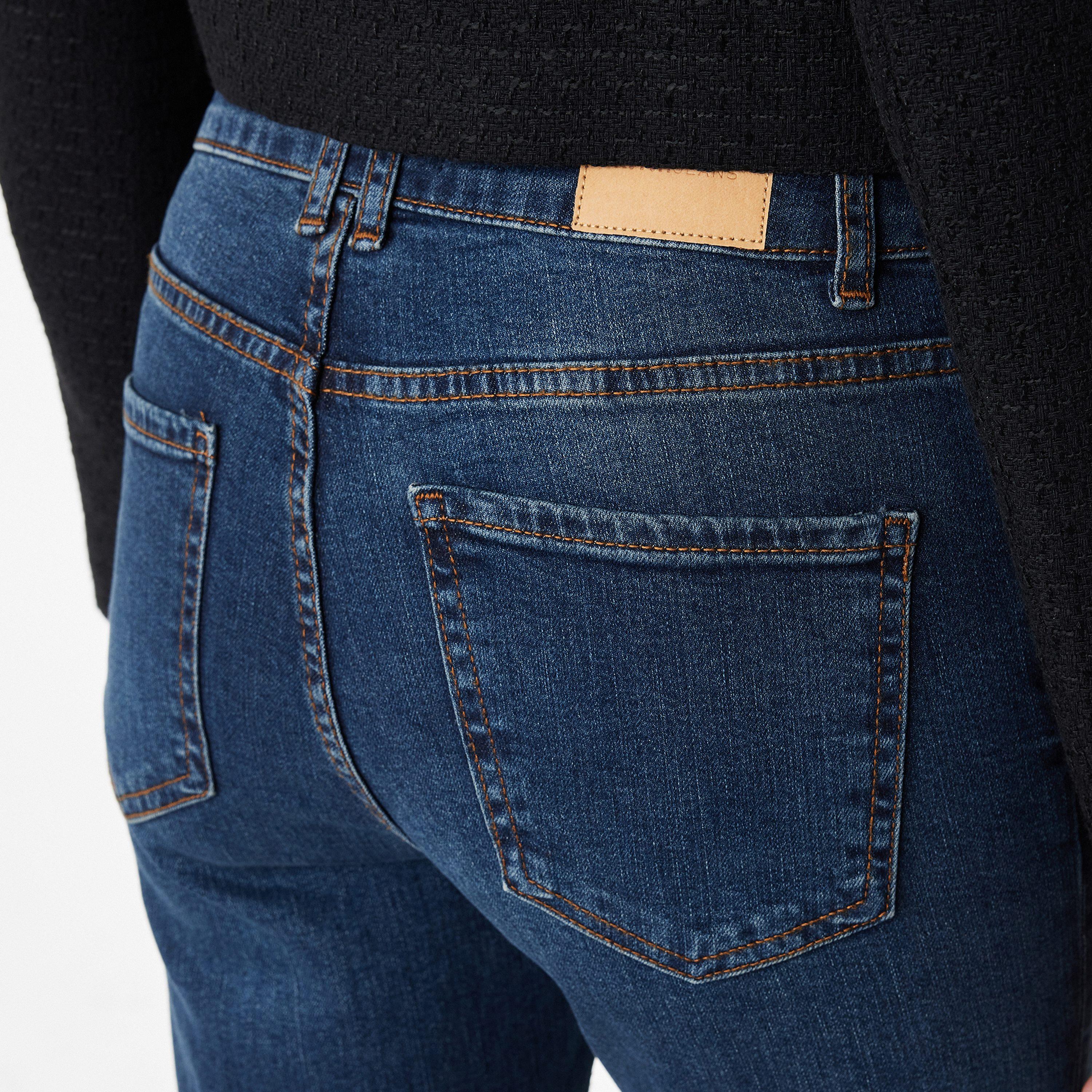 KOTON Tight Fit Plain Mid-Rise Women's Jeans-women-clothing-bottoms-jeans-image-3