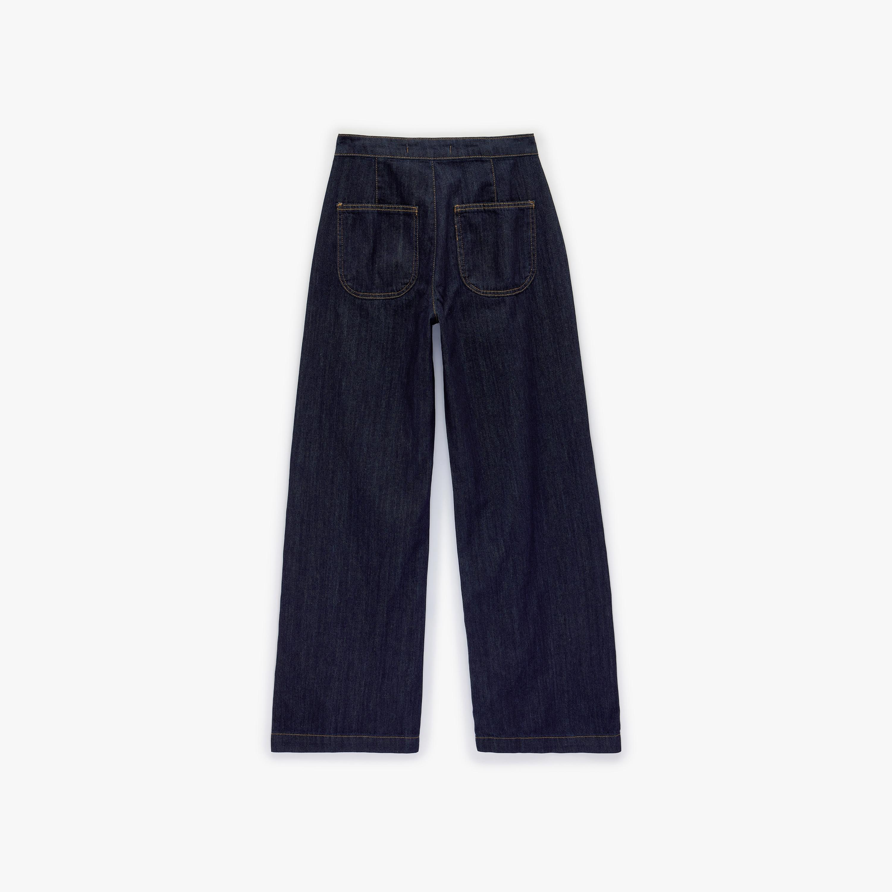 KOTON Regular Fit Plain High-Rise Women's Jeans-women-clothing-bottoms-jeans-image-6
