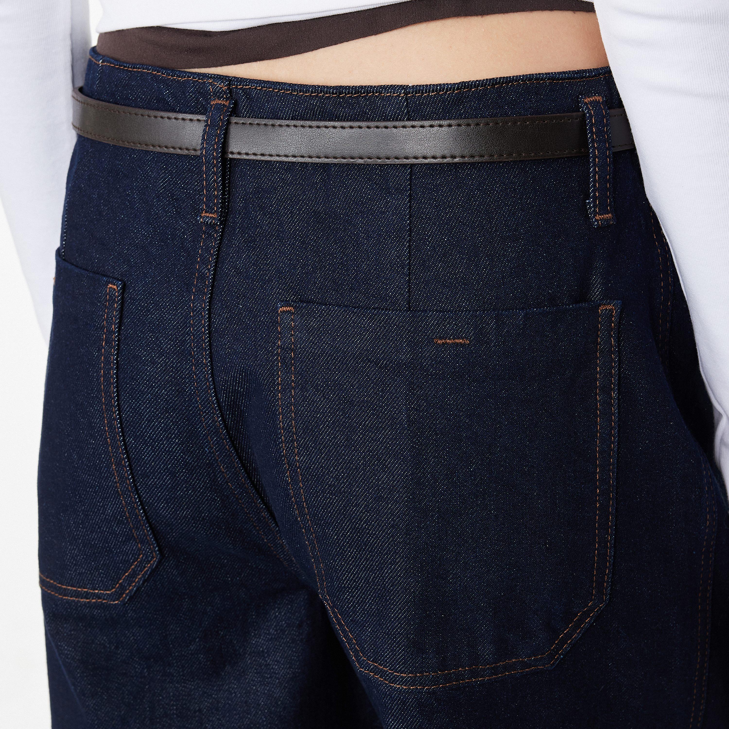 KOTON Wide Leg Fit Plain High-Rise Women's Jeans-women-clothing-bottoms-jeans-image-4