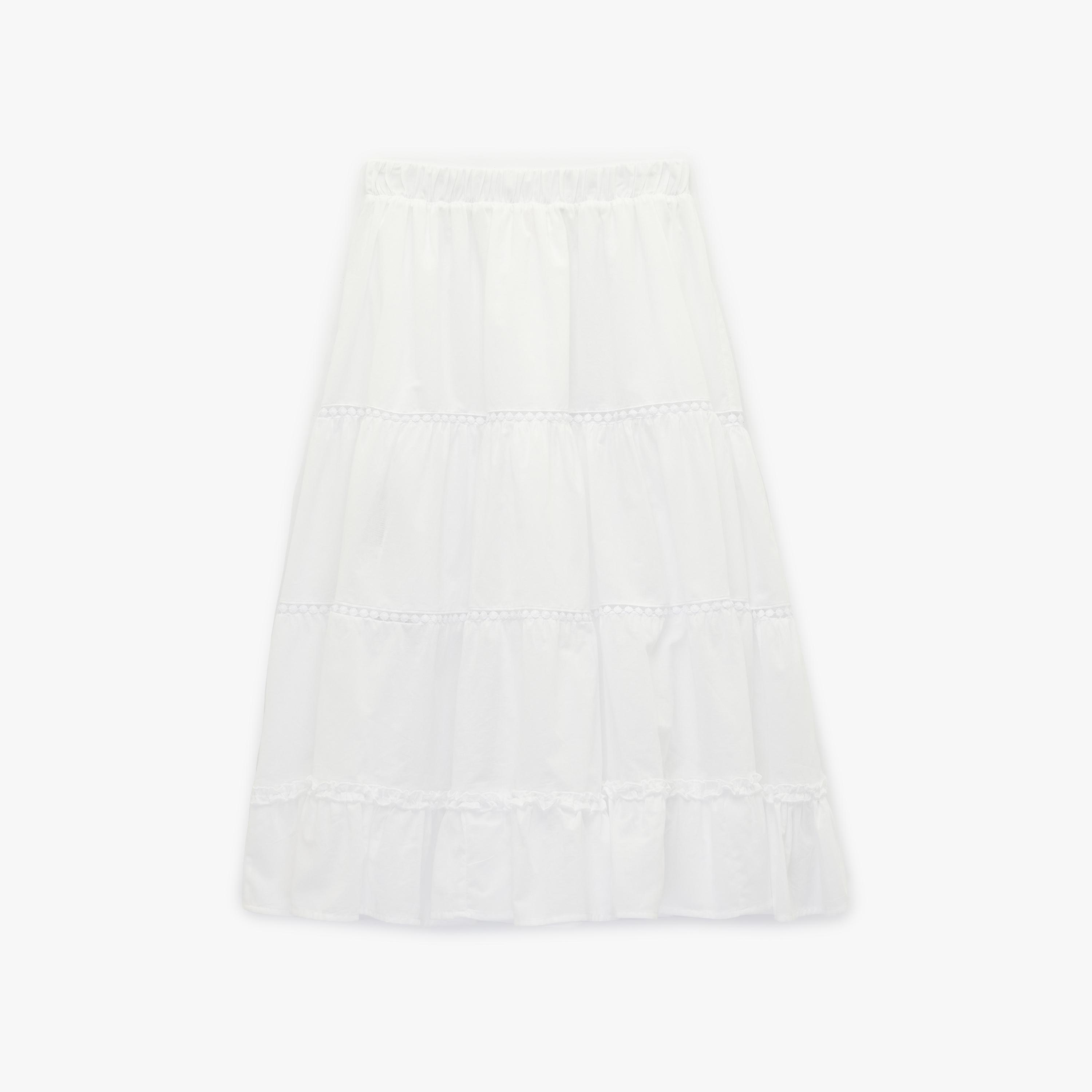 تنورة ميدي نسائية قطنية بتصميم طبقات من كوتون-women-clothing-bottoms-skirts-image-3