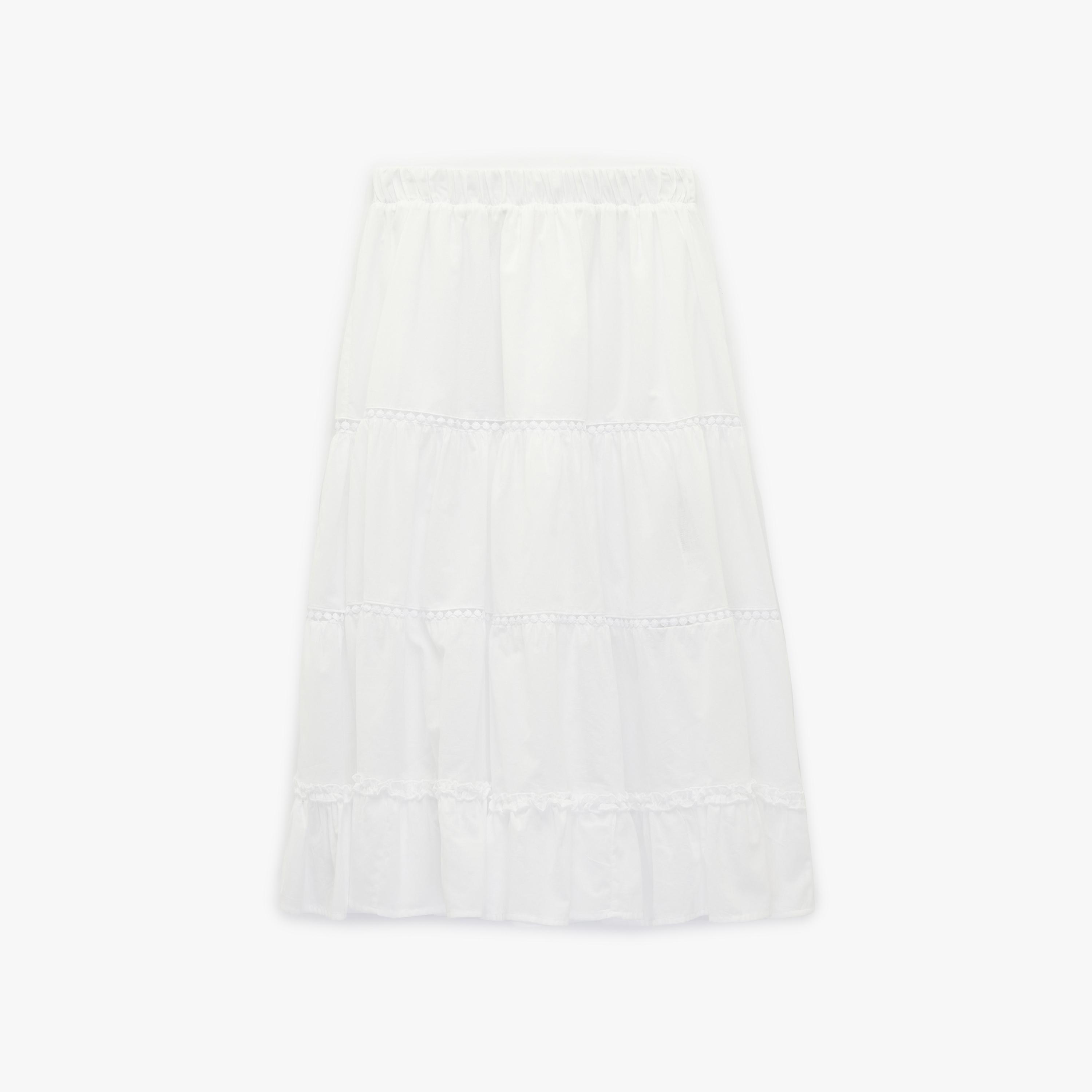 تنورة ميدي نسائية قطنية بتصميم طبقات من كوتون-women-clothing-bottoms-skirts-image-4