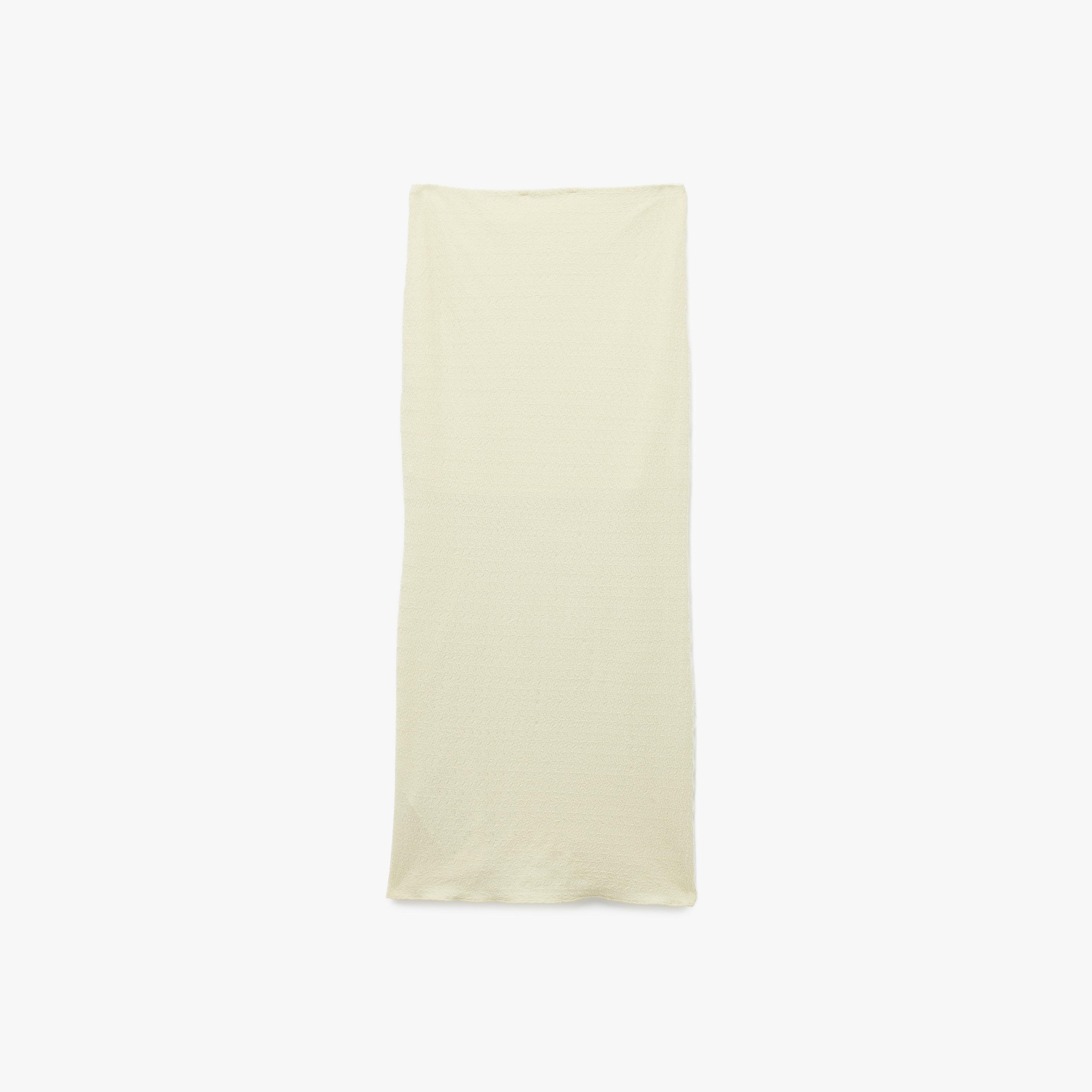 KOTON Yellow Ruched Pencil Women's Skirt-women-clothing-bottoms-skirts-image-5