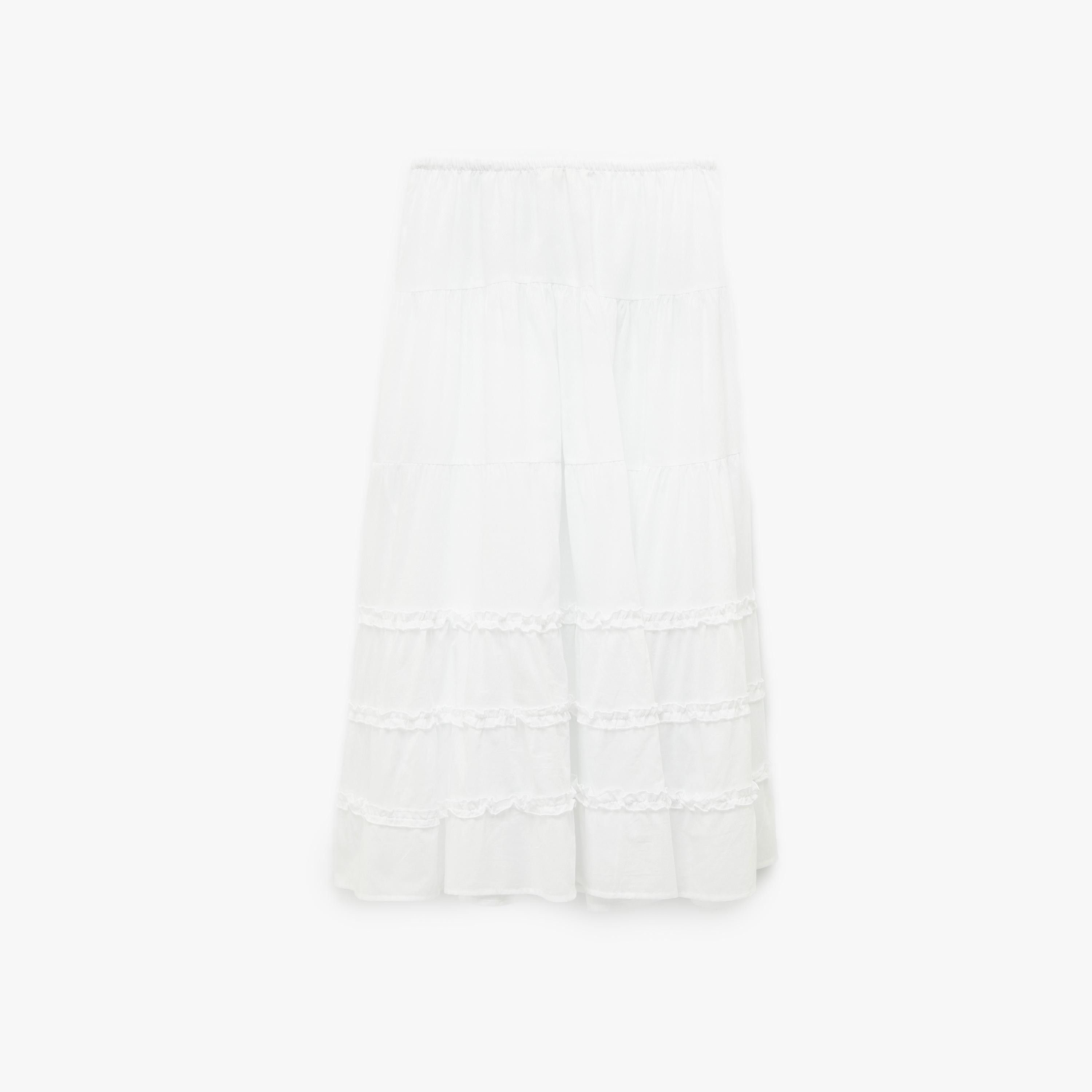 تنورة ميدي نسائية قطنية بتصميم طبقات من كوتون-women-clothing-bottoms-skirts-image-5