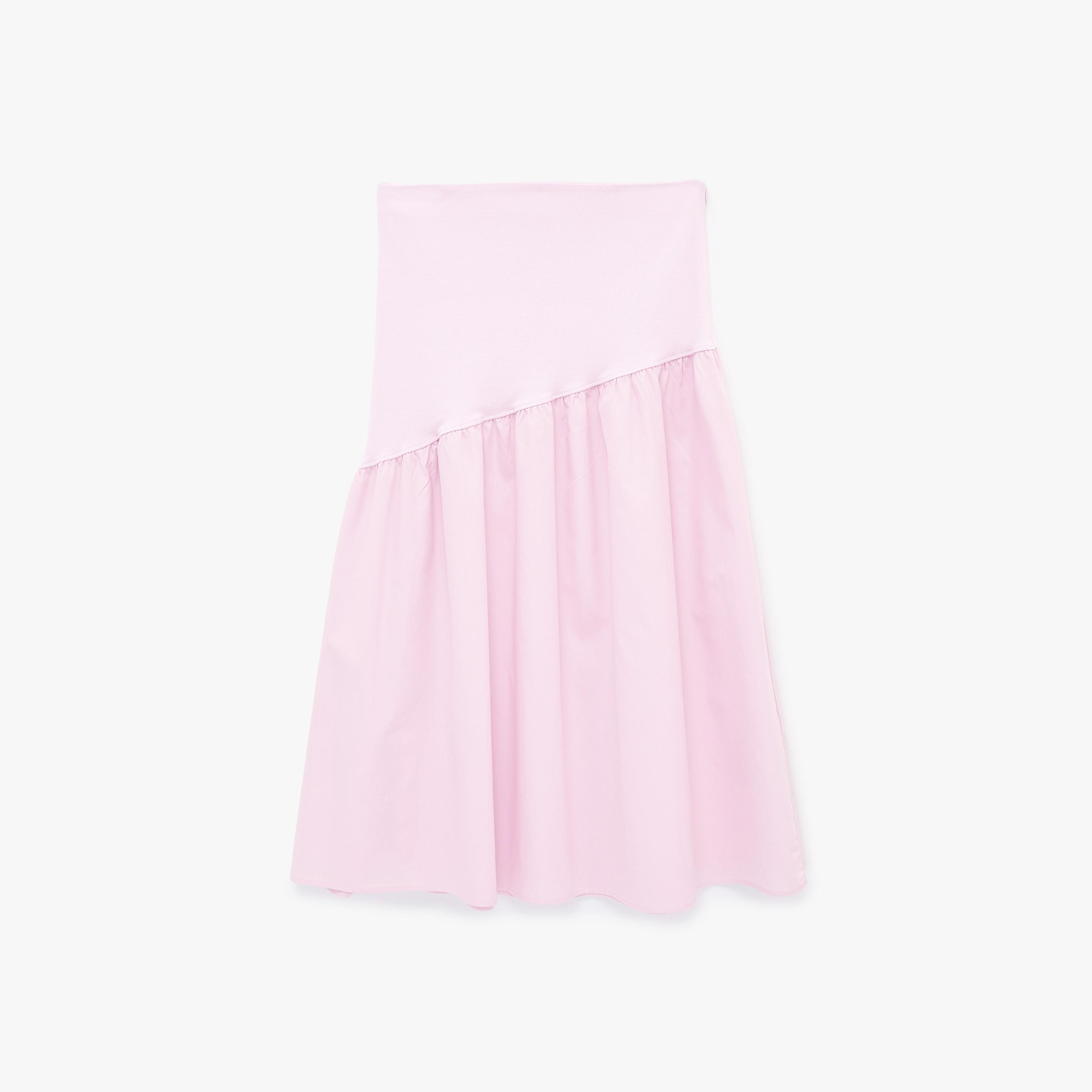 تنورة قطن نسائية بكشكشة وقصة ايه-لاين من كوتون-women-clothing-bottoms-skirts-image-10