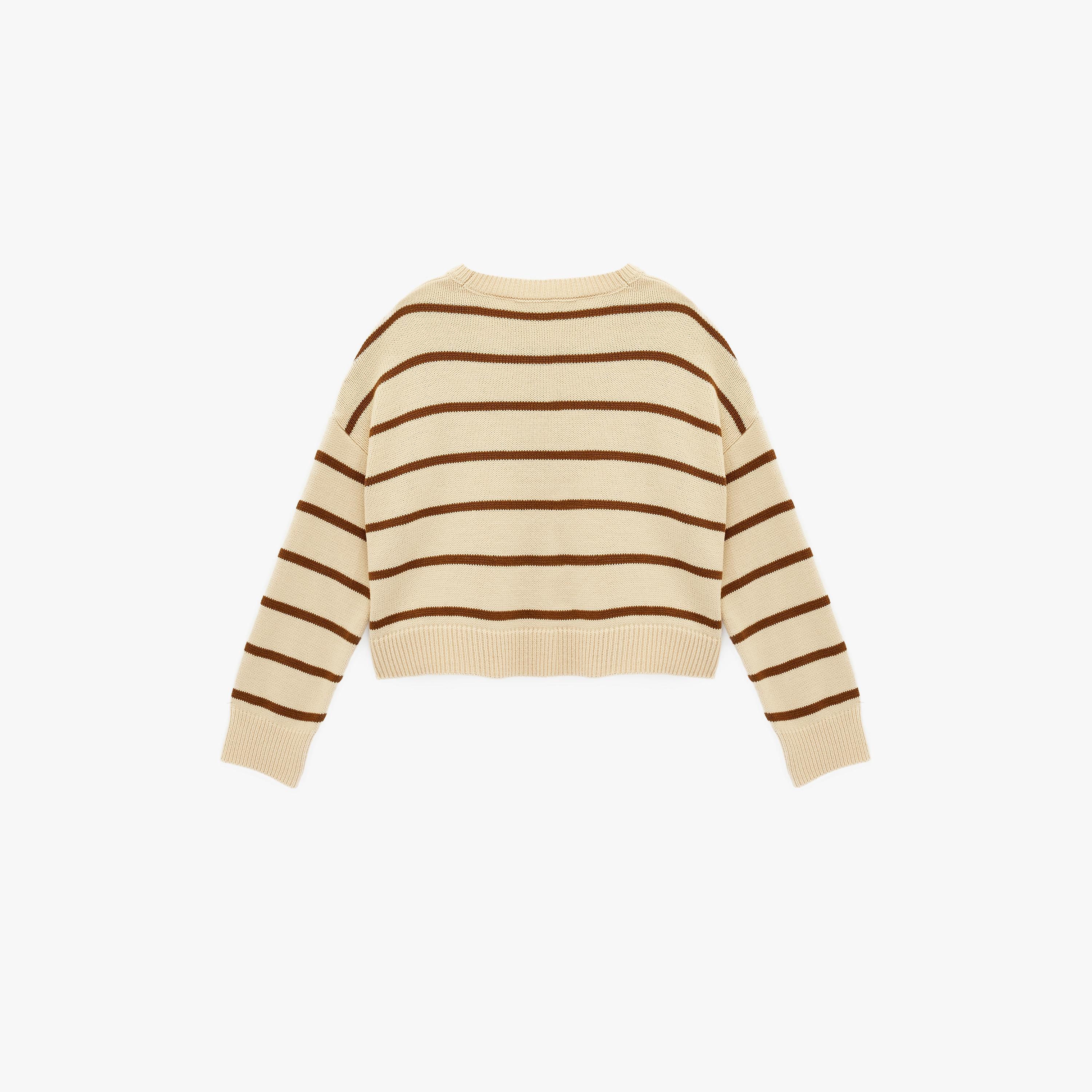 كنزة نسائية مخططة بلون بيج من كوتون-women-clothing-cardigansandjumpers-jumpers-image-4