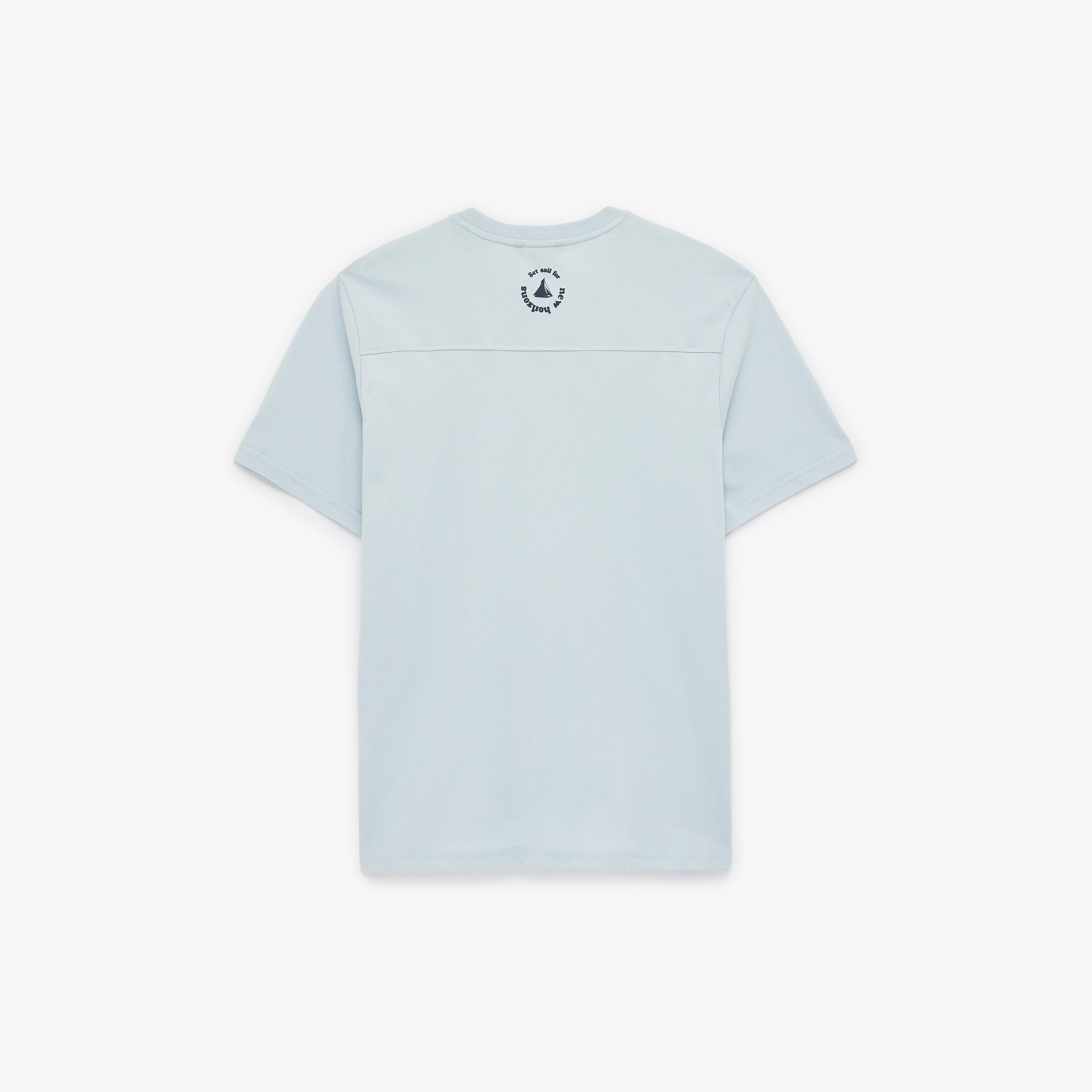 KOTON Graphic Placement Print Crew Neck Short Sleeves Men's T-Shirt-men-clothing-tshirtsandpolos-tshirts-image-5