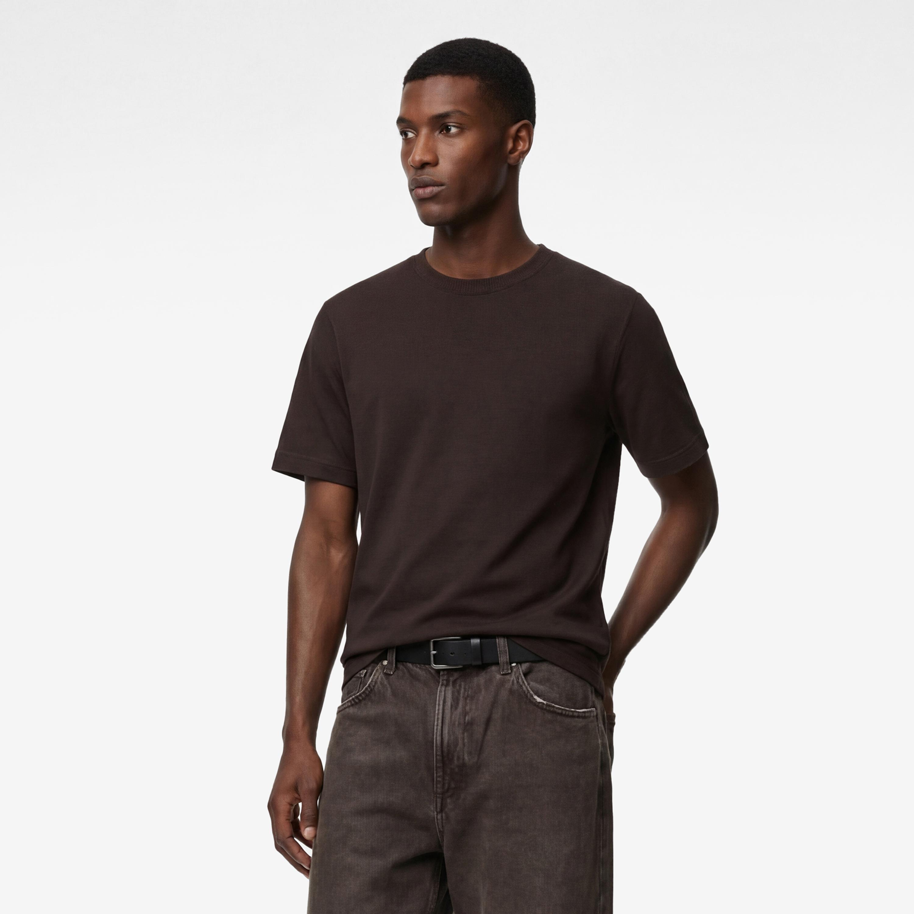 KOTON Plain Crew Neck Short Sleeves Men's T-Shirt-men-clothing-tshirtsandpolos-tshirts-image-1