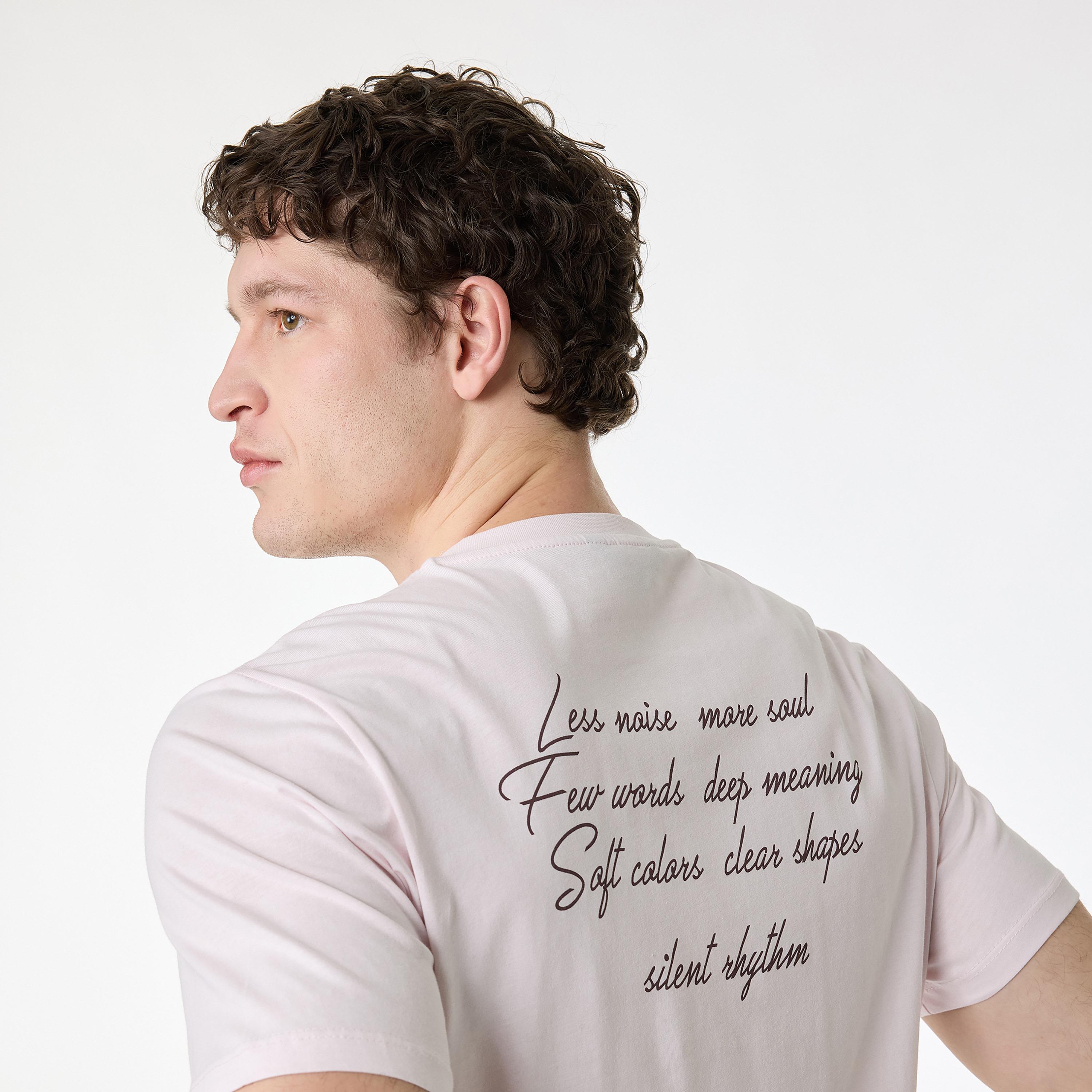 KOTON Typographic Crew Neck Short Sleeves Men's T-Shirt-men-clothing-tshirtsandpolos-tshirts-image-4