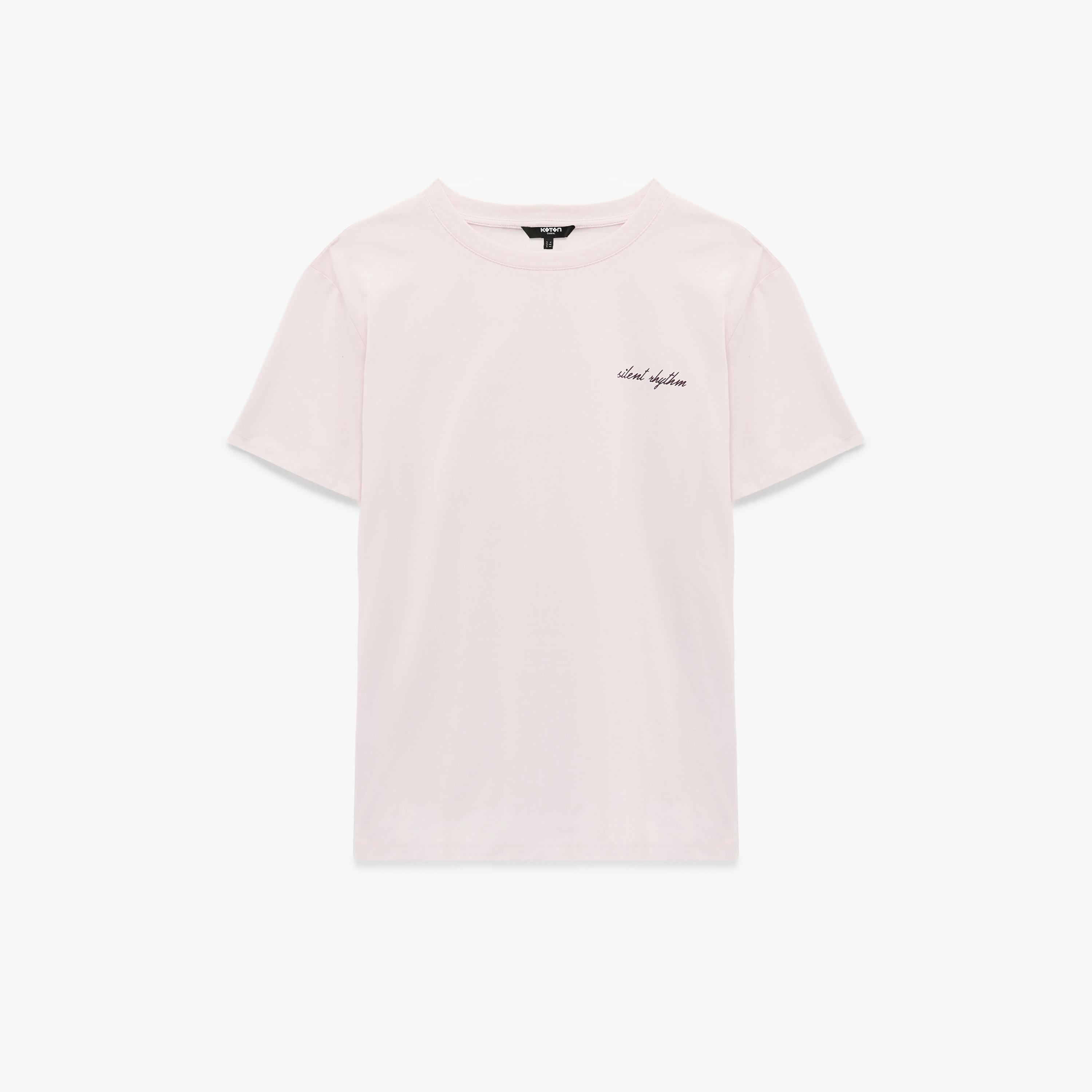 KOTON Typographic Crew Neck Short Sleeves Men's T-Shirt-men-clothing-tshirtsandpolos-tshirts-image-5