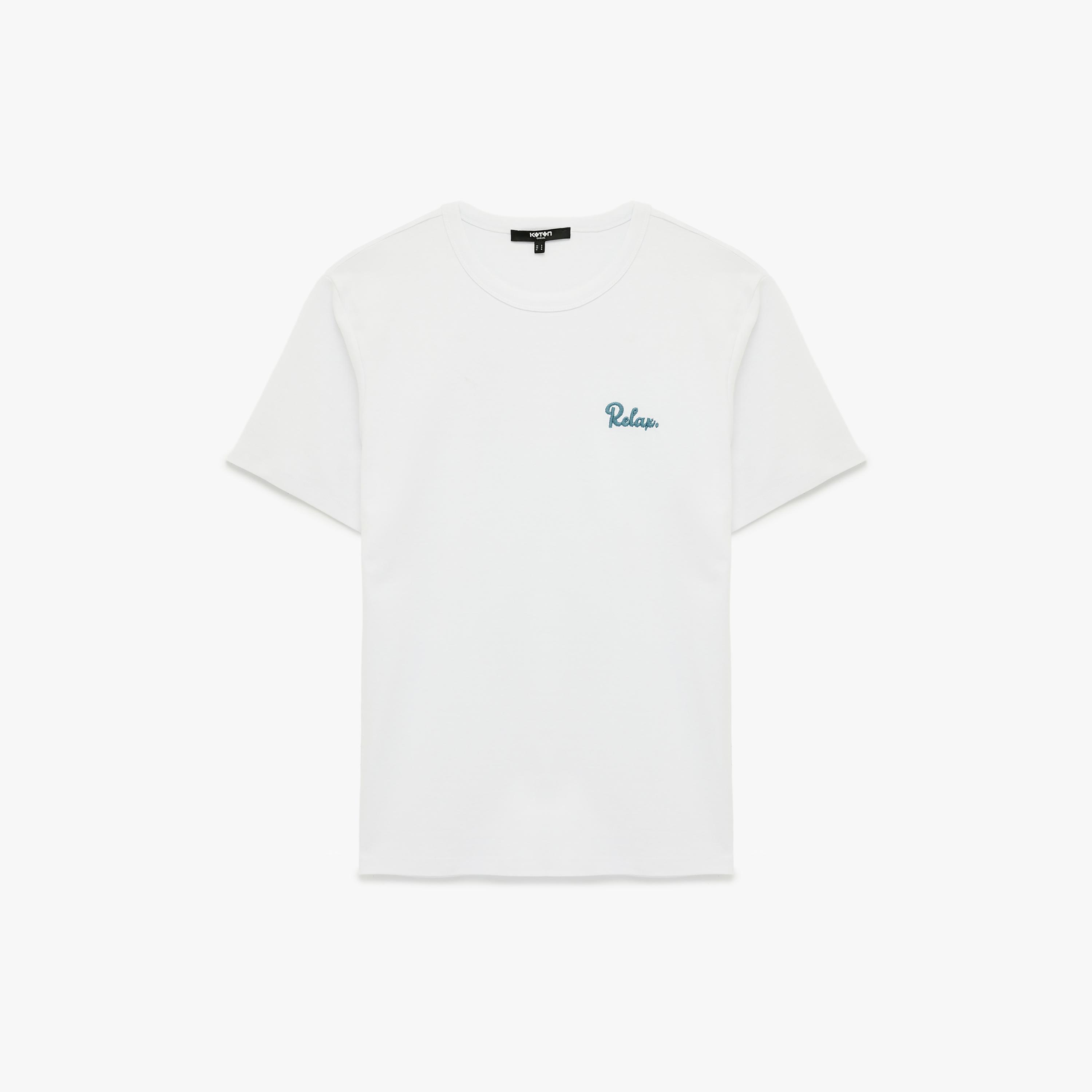 KOTON Plain Crew Neck Short Sleeves Men's T-Shirt-men-clothing-tshirtsandpolos-tshirts-image-4