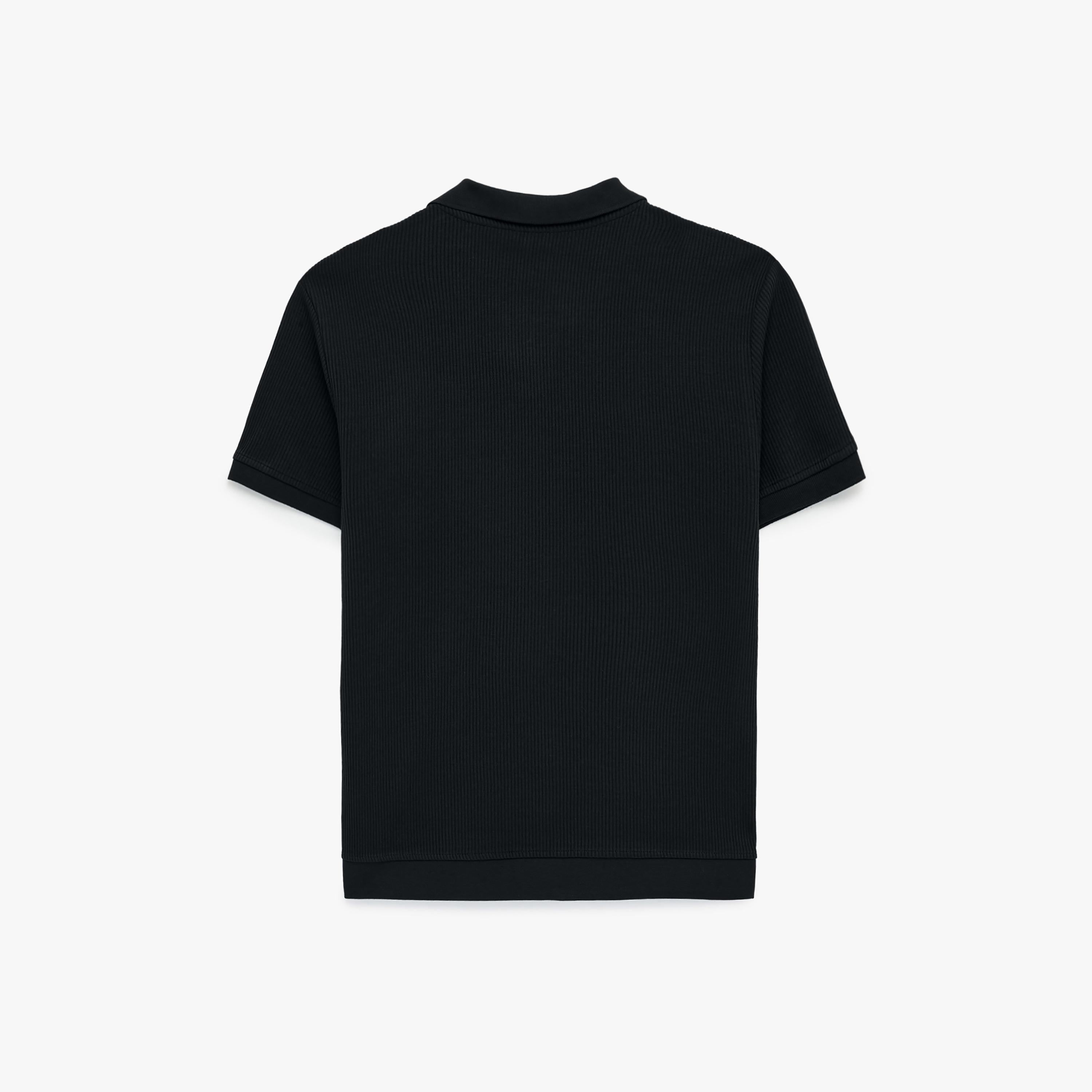 KOTON Textured Johnny Collar Short Sleeves Men's Polo T-Shirt-men-clothing-tshirtsandpolos-polos-image-4