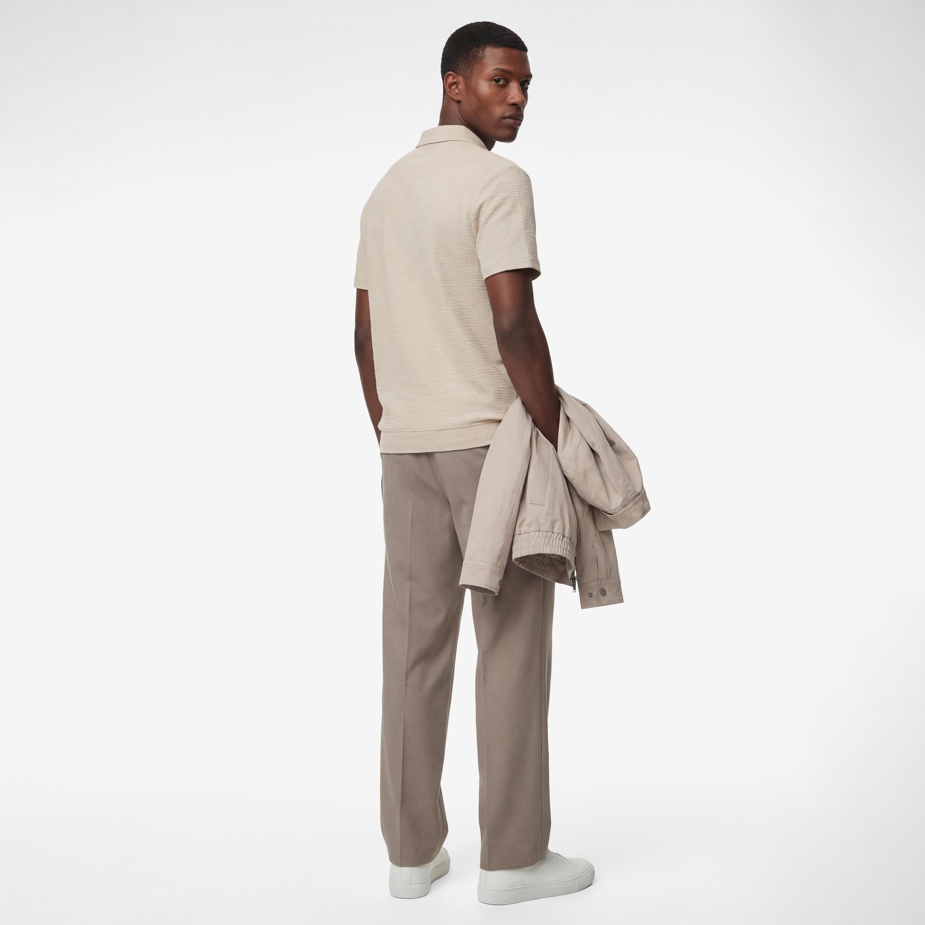 KOTON Textured Collared Short Sleeves Men's Polo T-Shirt-men-clothing-tshirtsandpolos-polos-image-2