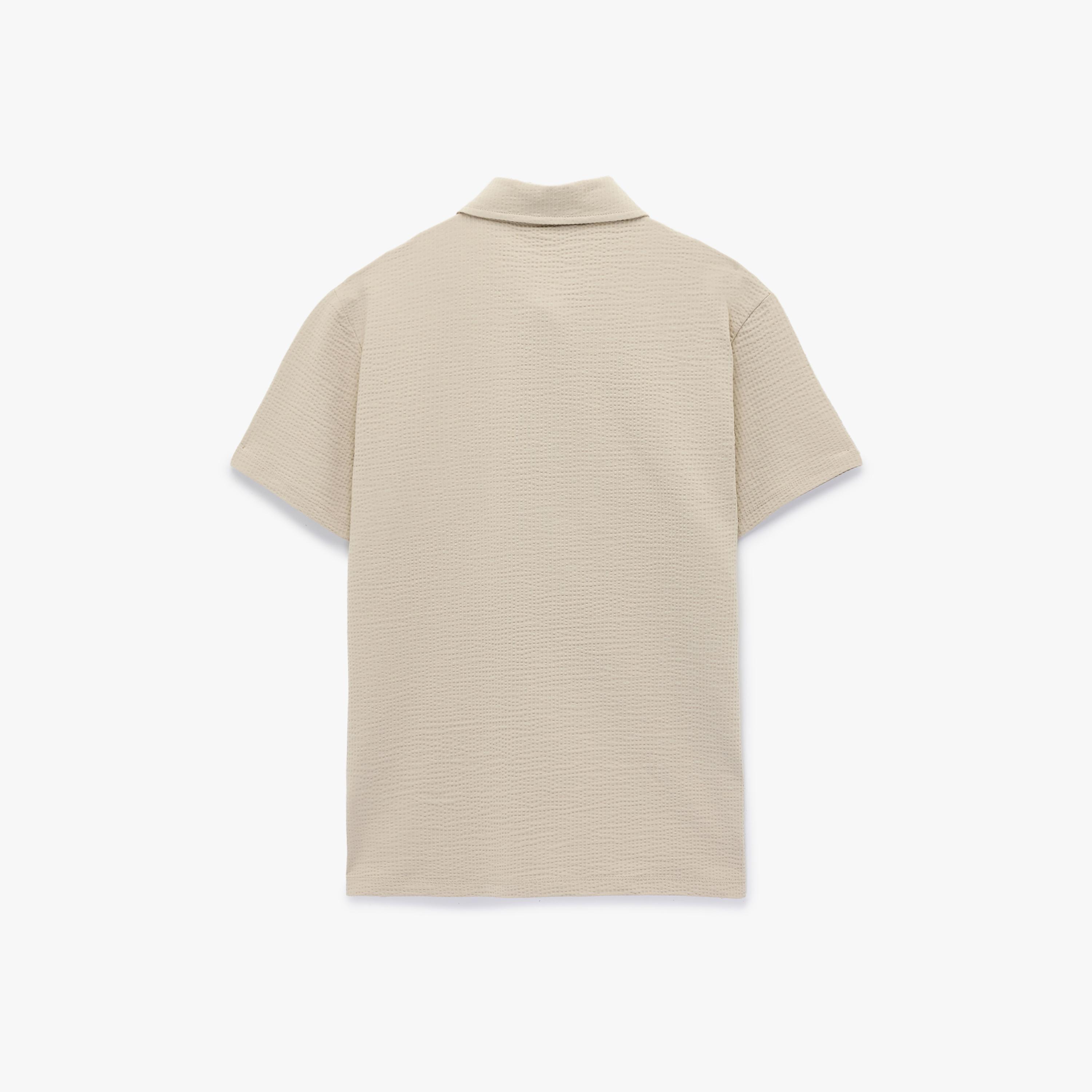 KOTON Textured Collared Short Sleeves Men's Polo T-Shirt-men-clothing-tshirtsandpolos-polos-image-4