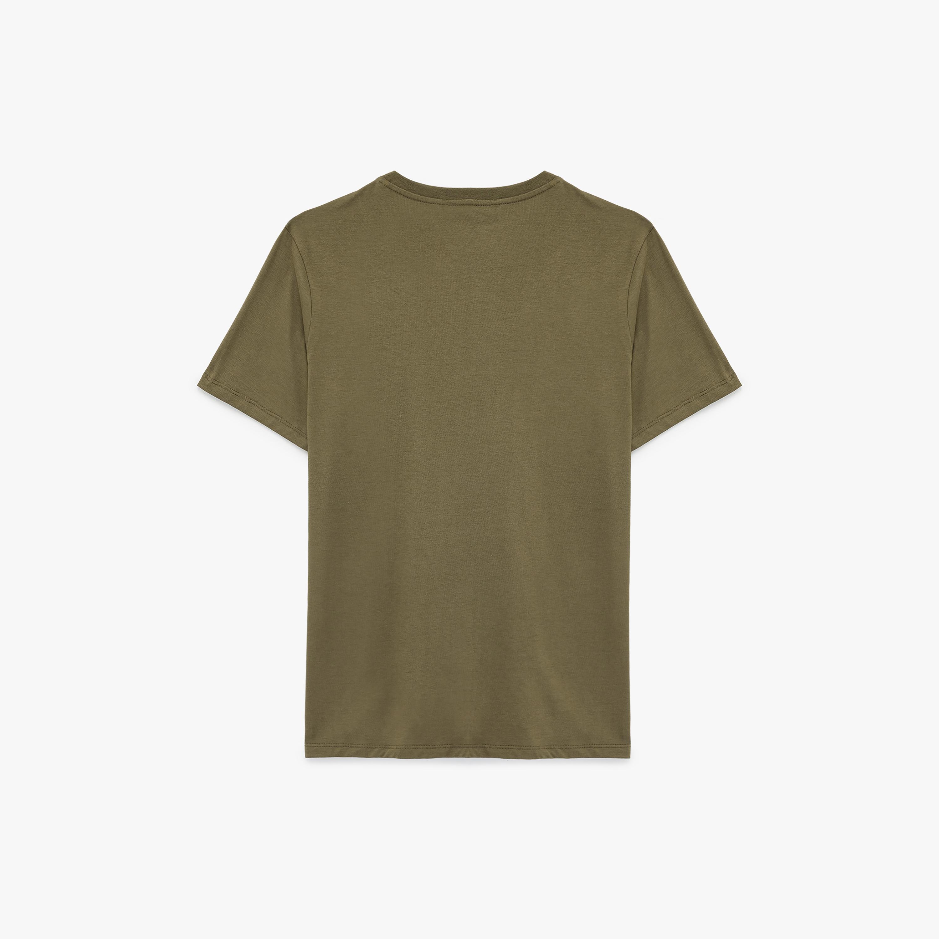 KOTON Text-Print Crew Neck Short Sleeves Men's T-Shirt-men-clothing-tshirtsandpolos-tshirts-image-4