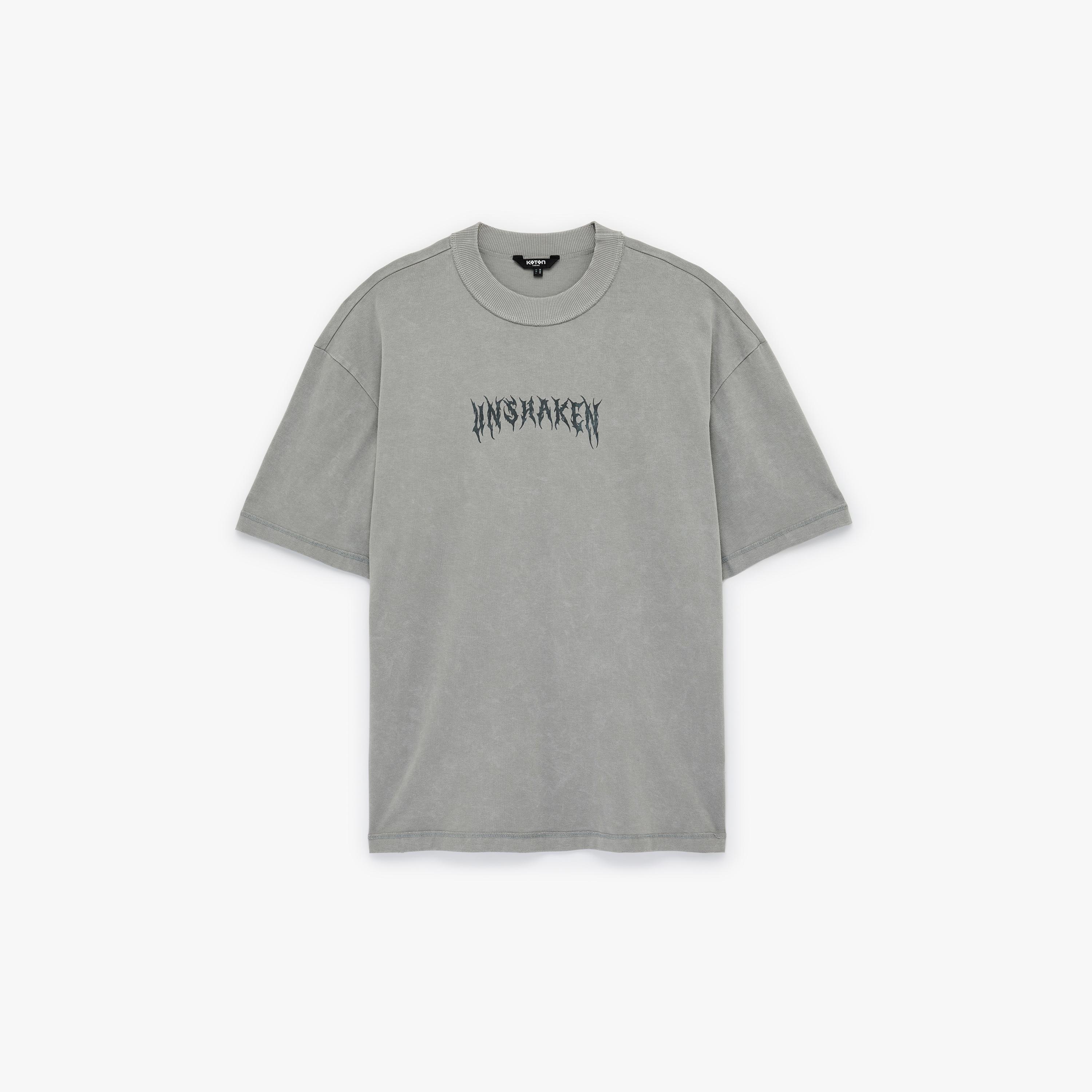 KOTON Text-Print Crew Neck Short Sleeves Men's T-Shirt-men-clothing-tshirtsandpolos-tshirts-image-4