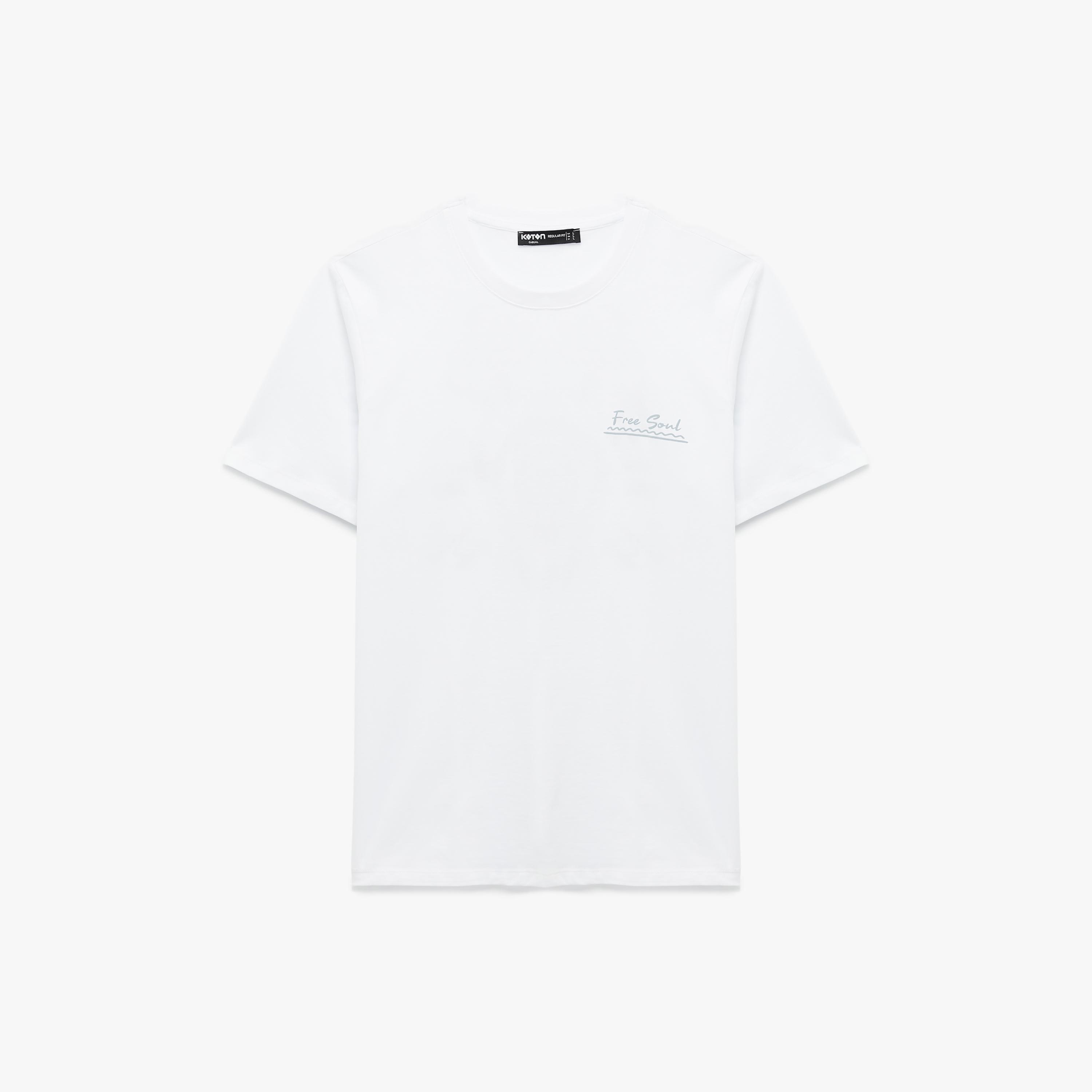 KOTON Graphic Print Crew Neck Short Sleeves Men's T-Shirt-men-clothing-tshirtsandpolos-tshirts-image-4