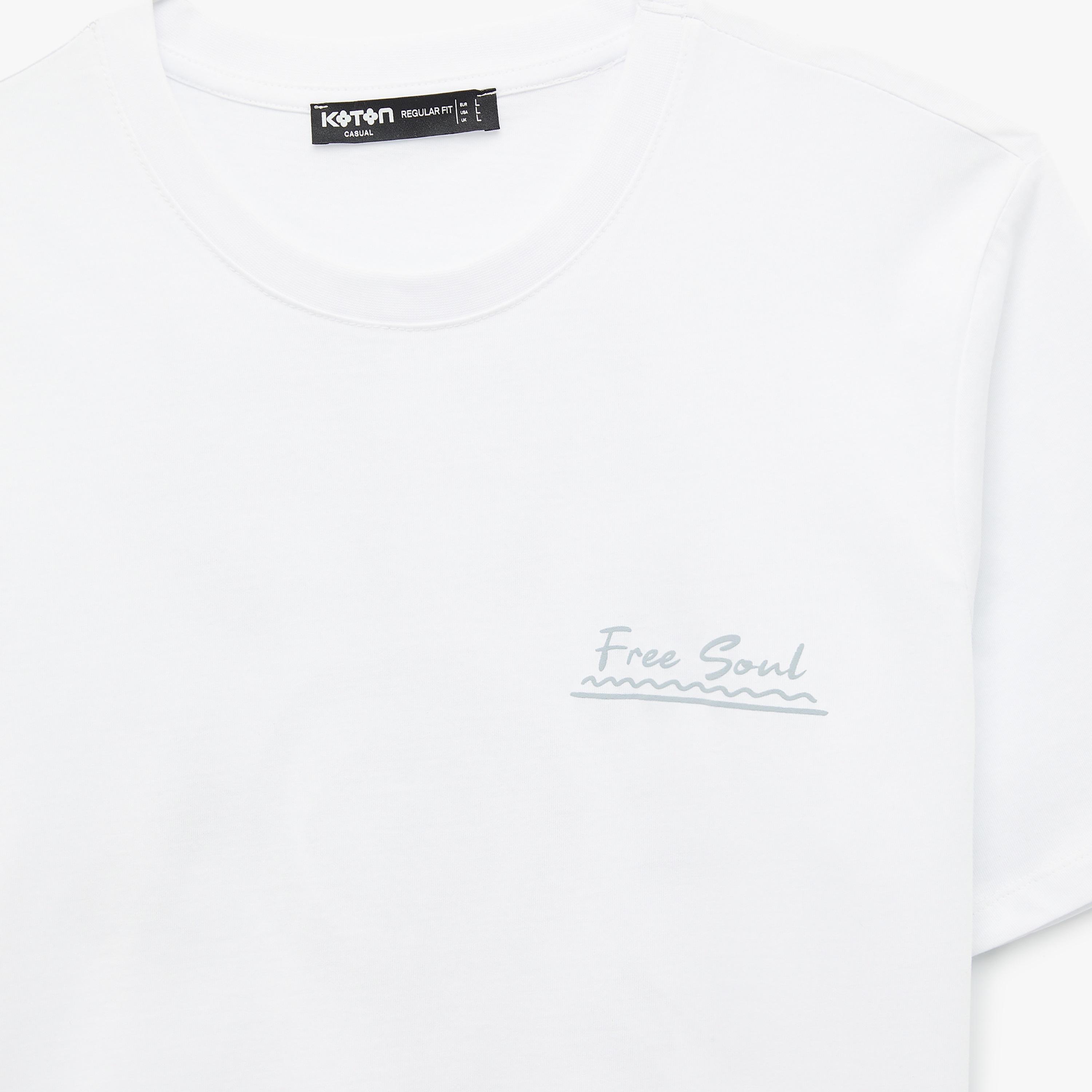 KOTON Graphic Print Crew Neck Short Sleeves Men's T-Shirt-men-clothing-tshirtsandpolos-tshirts-image-6