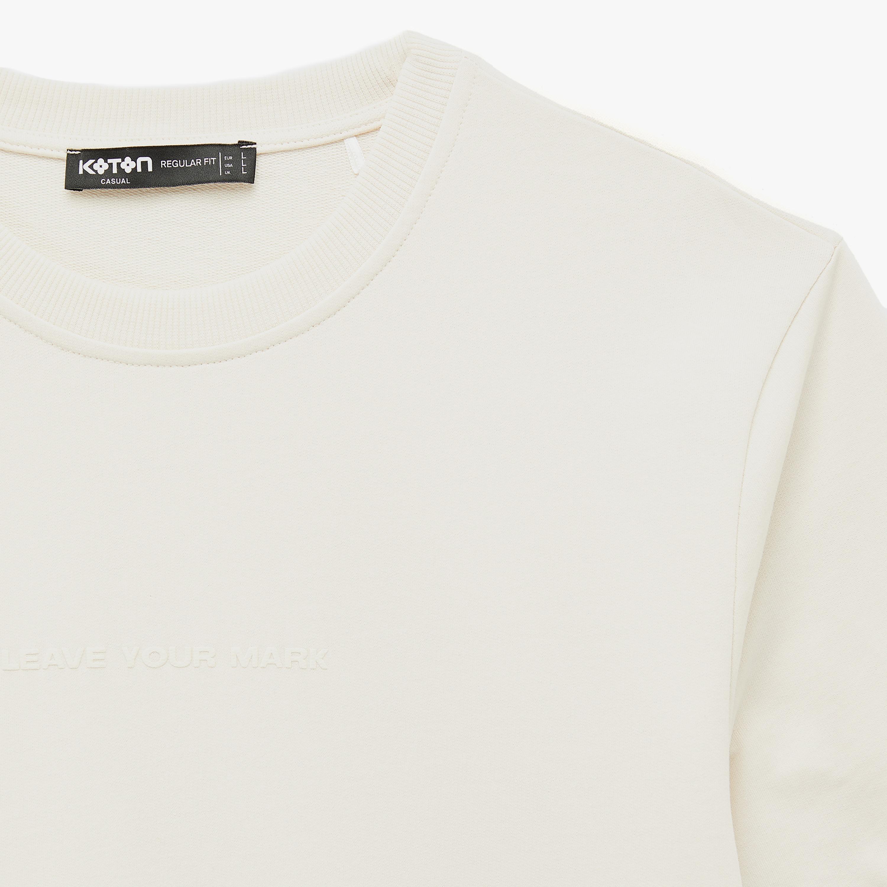 KOTON Text-Print Crew Neck Short Sleeves Men's T-Shirt-men-clothing-tshirtsandpolos-tshirts-image-6
