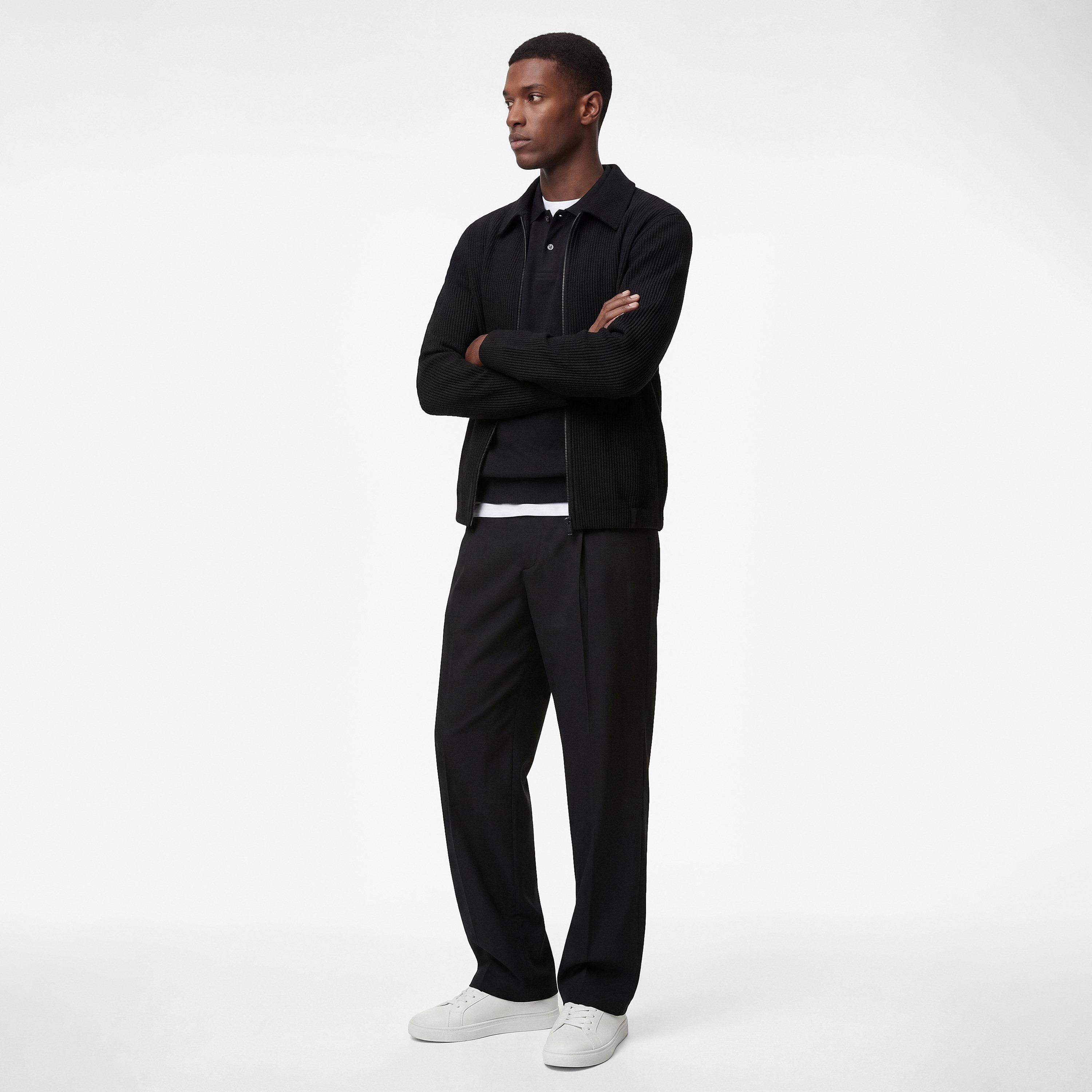 KOTON Textured Collared Long Sleeves Men's Jacket-men-clothing-jacketsandblazers-jackets-image-2
