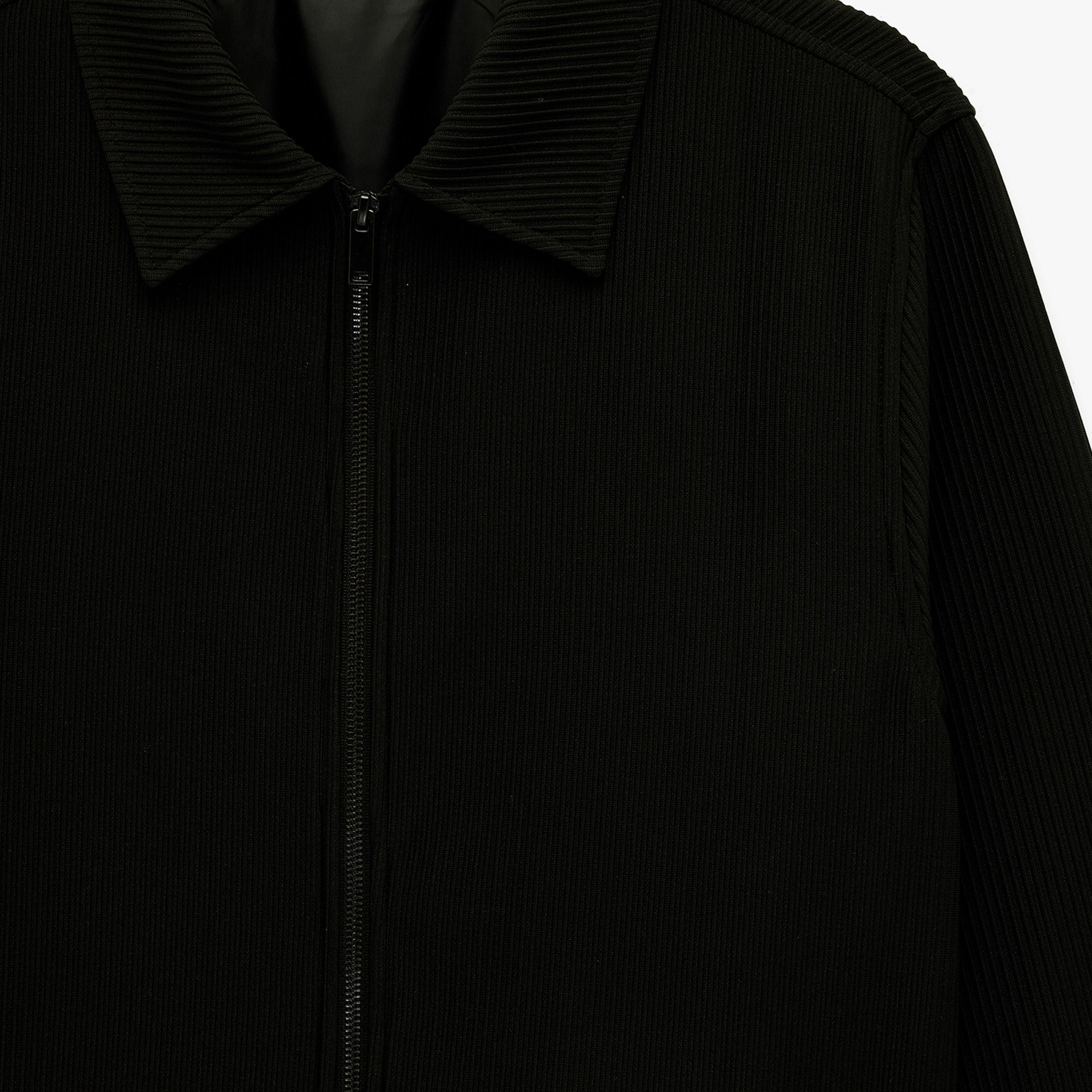 KOTON Textured Collared Long Sleeves Men's Jacket-men-clothing-jacketsandblazers-jackets-image-5