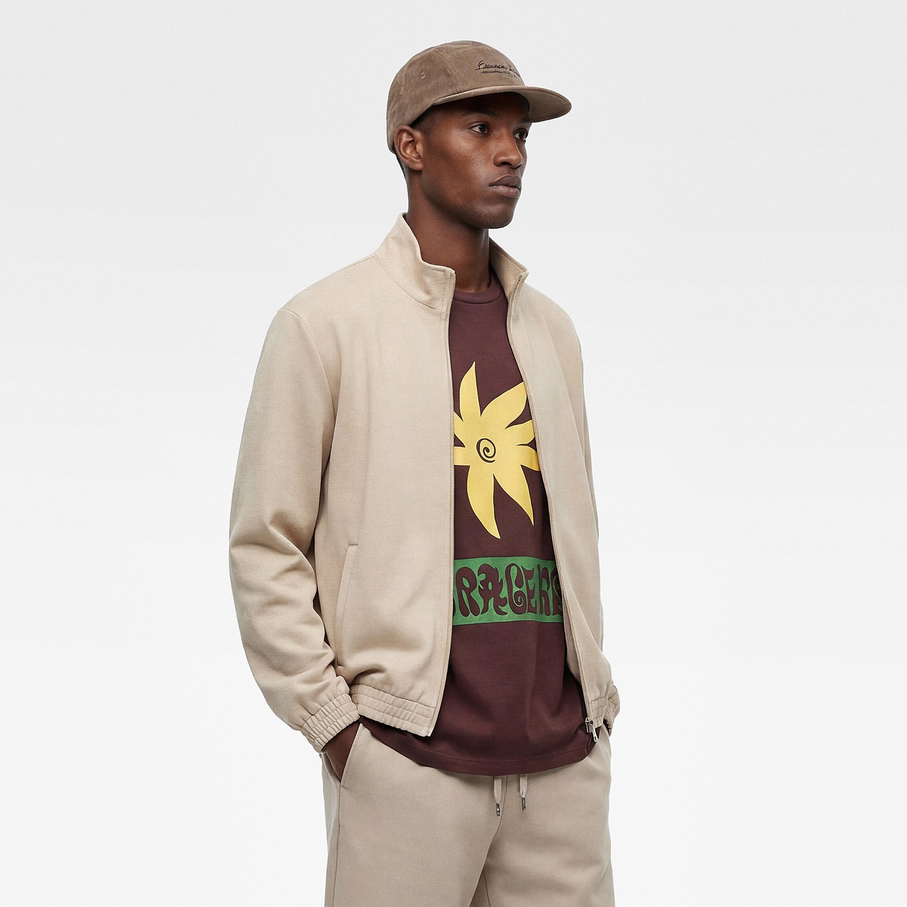 KOTON Plain High Neck Long Sleeves Men's Jacket-men-clothing-jacketsandblazers-jackets-image-1