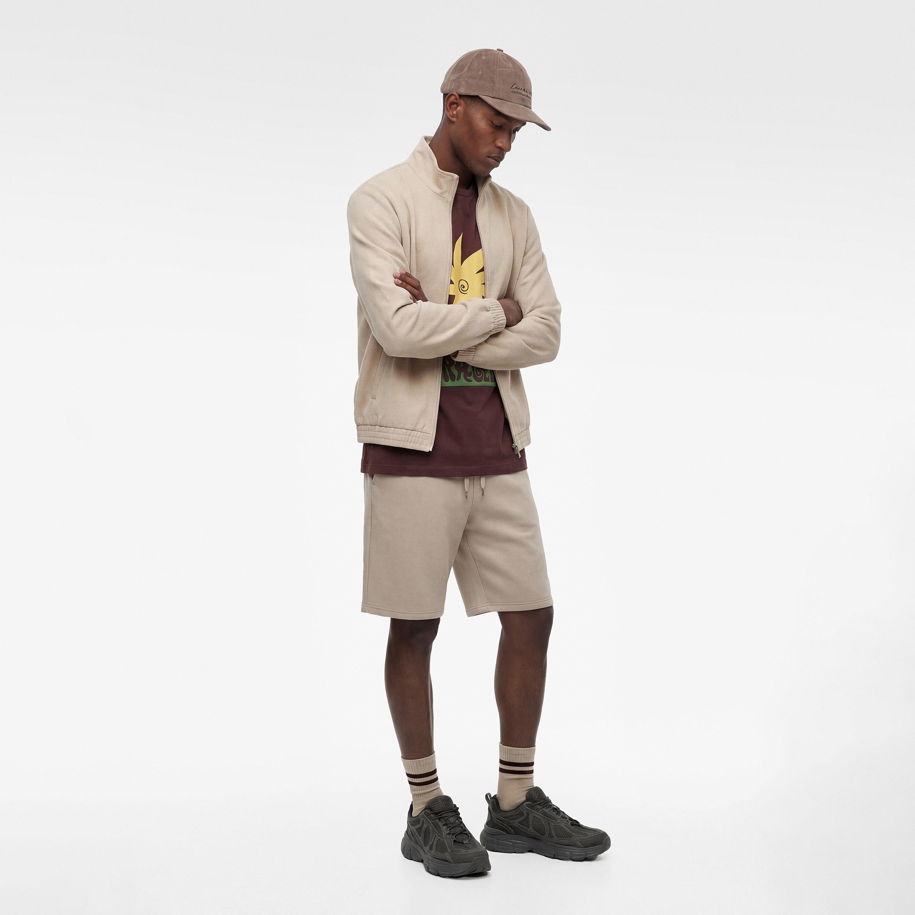 KOTON Plain High Neck Long Sleeves Men's Jacket-men-clothing-jacketsandblazers-jackets-image-2
