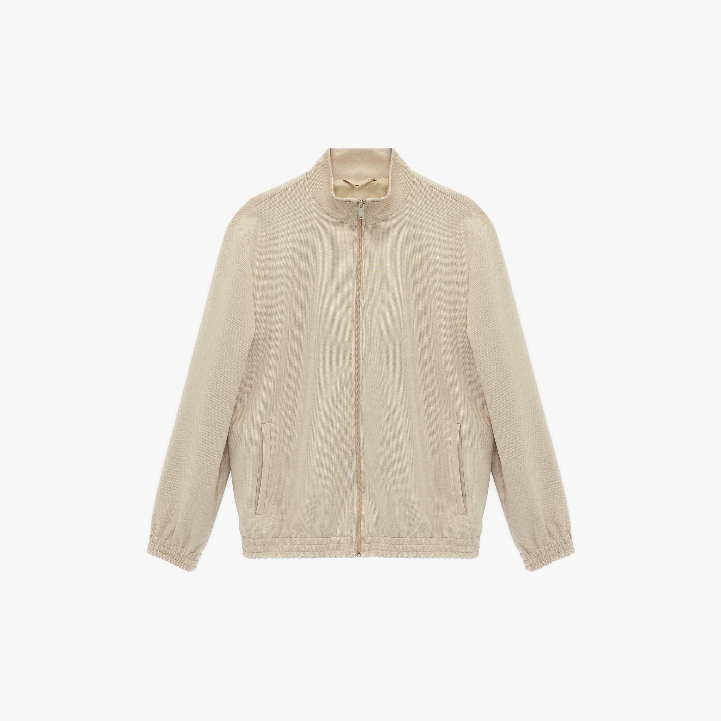 KOTON Plain High Neck Long Sleeves Men's Jacket-men-clothing-jacketsandblazers-jackets-image-3