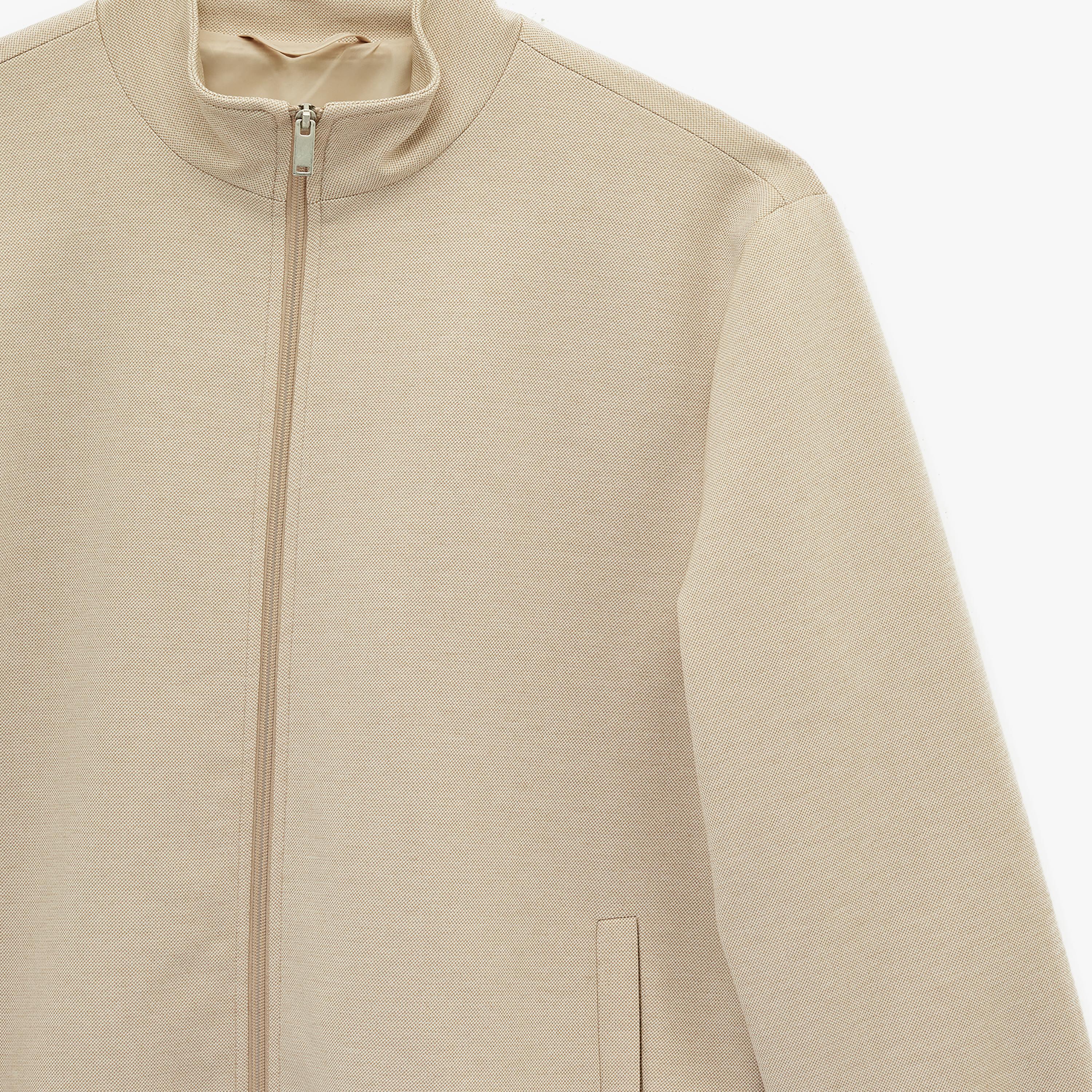 KOTON Plain High Neck Long Sleeves Men's Jacket-men-clothing-jacketsandblazers-jackets-image-5