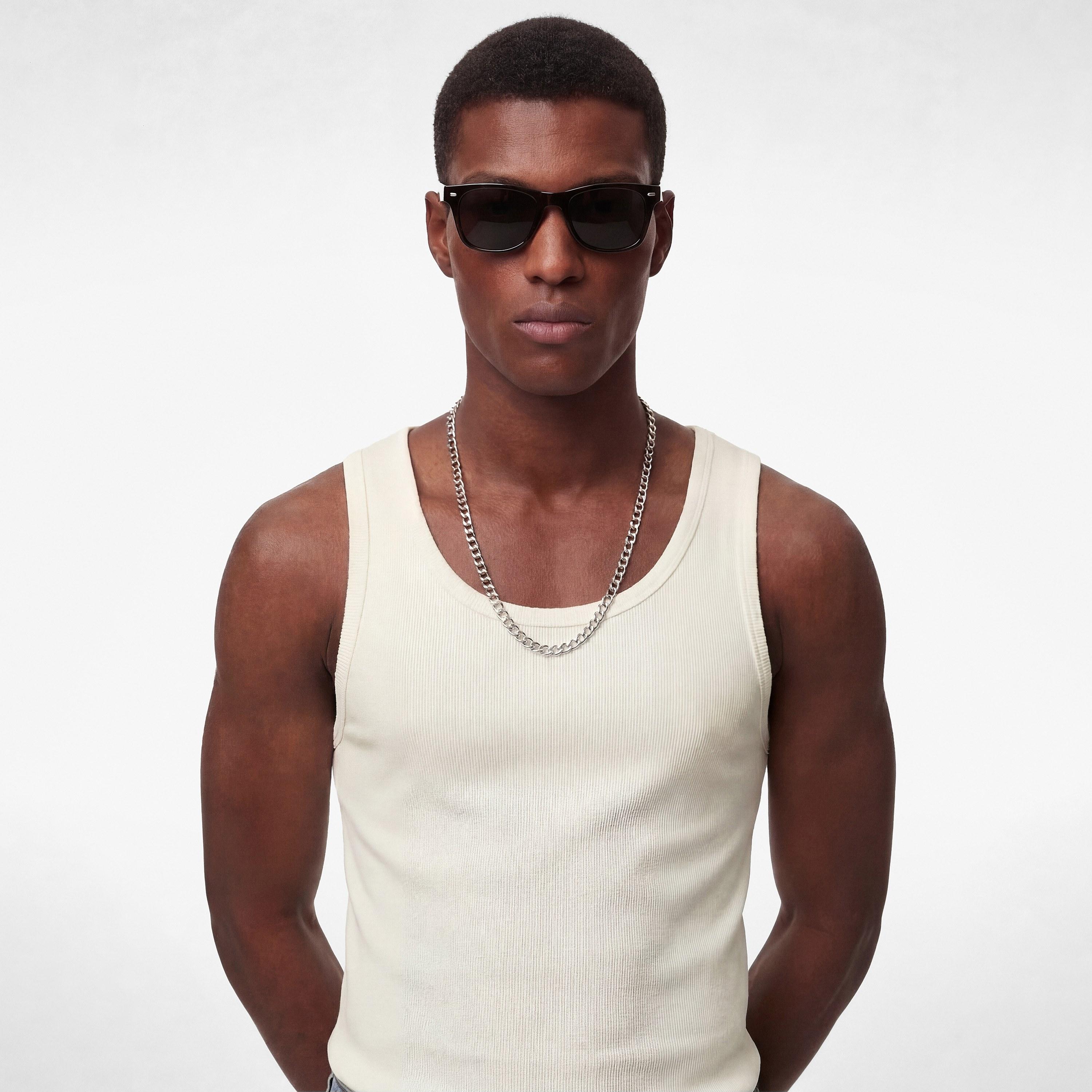 تيشيرت تانك (بدون أكمام) رجالي سادة بقصة رقبة سكوب من كوتون-men-clothing-innerwear-vests-image-3