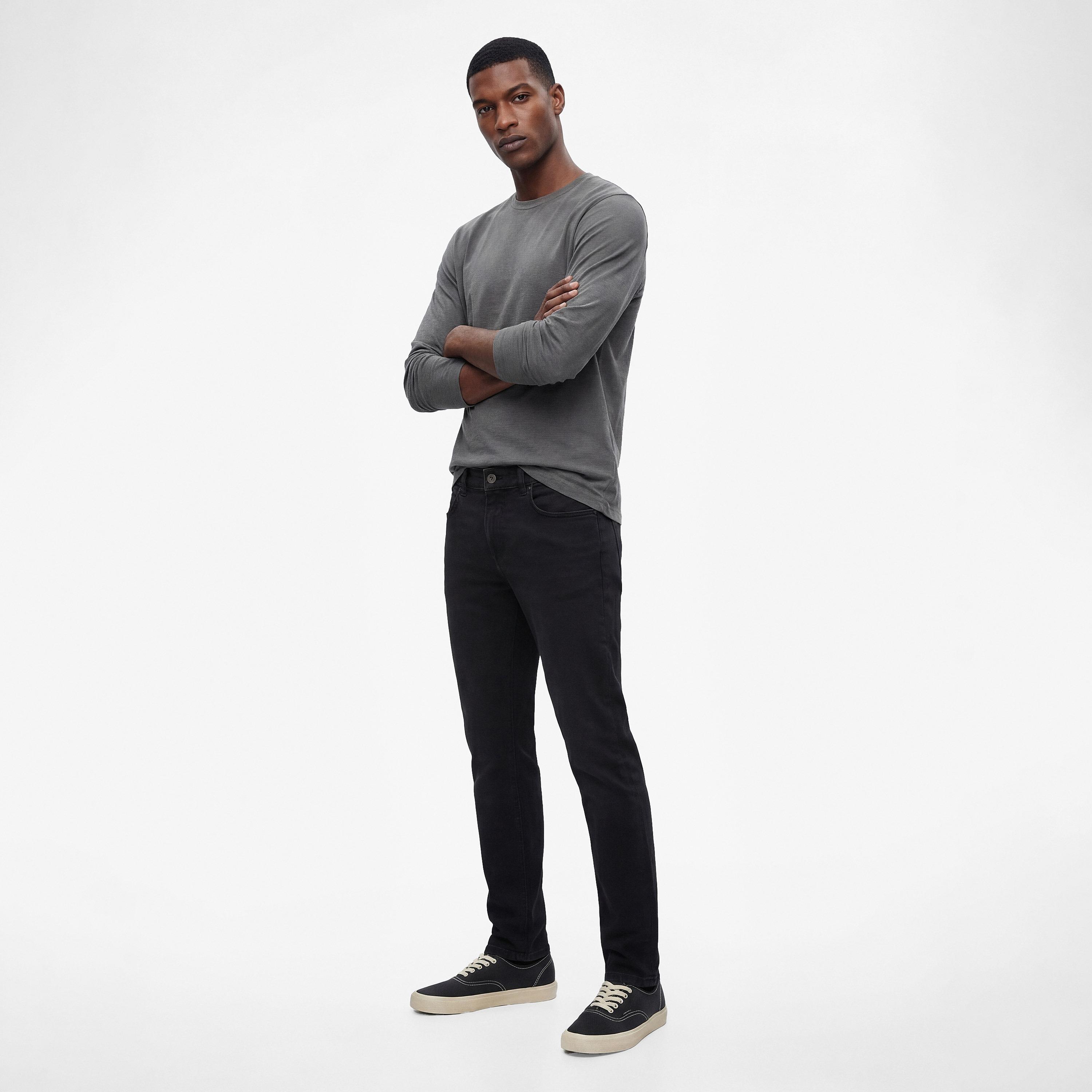 KOTON Slim Fit Plain Mid-Rise Men's Jeans-men-clothing-bottoms-jeans-image-2