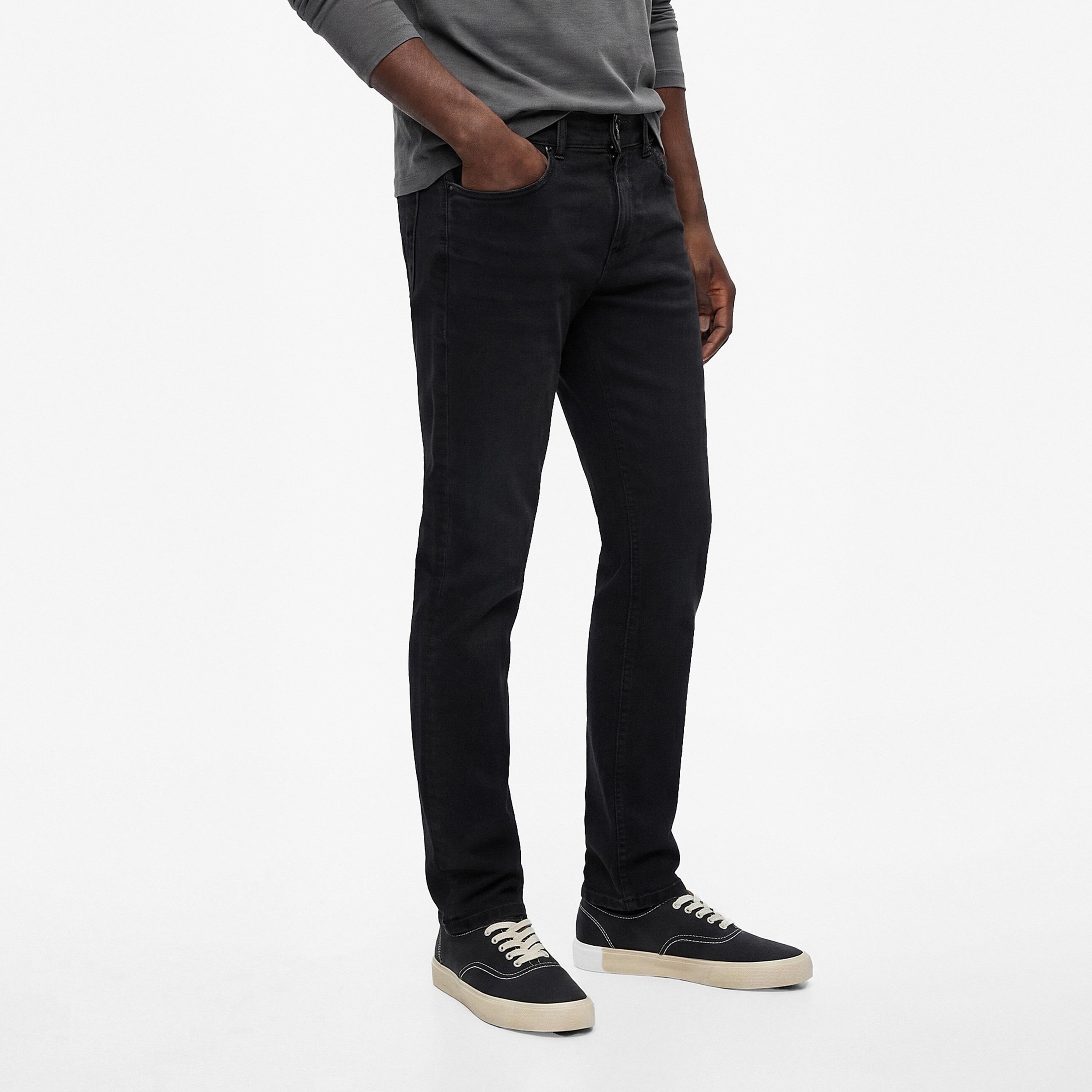 KOTON Slim Fit Plain Mid-Rise Men's Jeans-men-clothing-bottoms-jeans-image-3