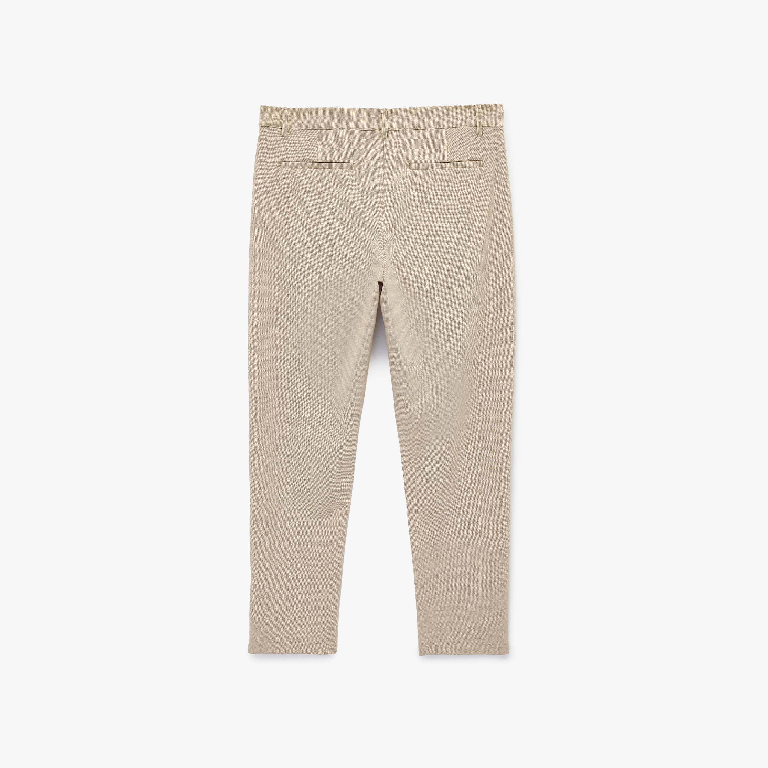 KOTON Slim Fit Mid-Rise Hook and Bar Men's Trousers-men-clothing-bottoms-trousersandchinos-trousers-image-5