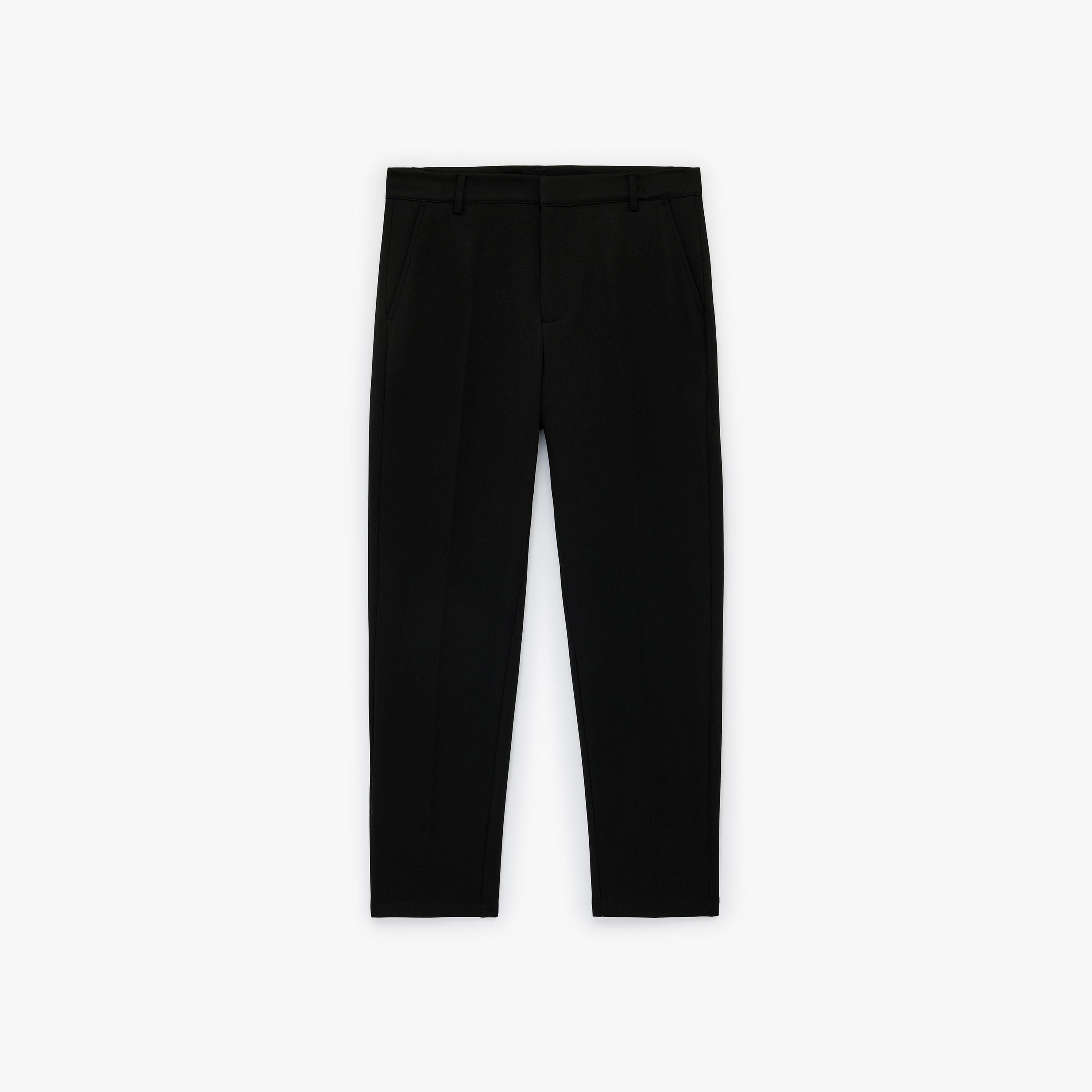 KOTON Slim Fit Mid-Rise Hook and Bar Men's Trousers-men-clothing-bottoms-trousersandchinos-trousers-image-4