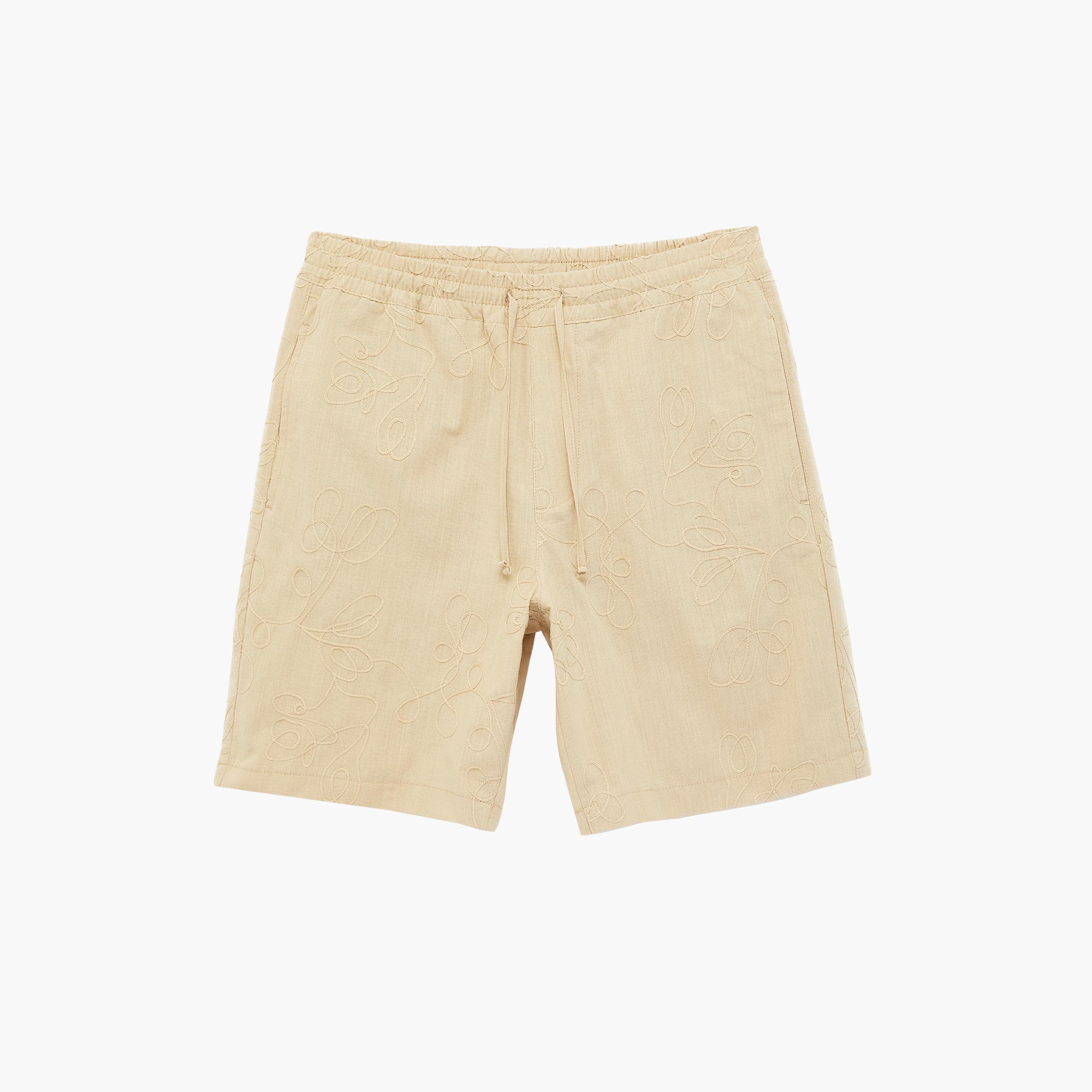 KOTON Regular Fit Mid-Rise Drawstring Waist Men's Shorts-men-clothing-bottoms-shorts-image-6