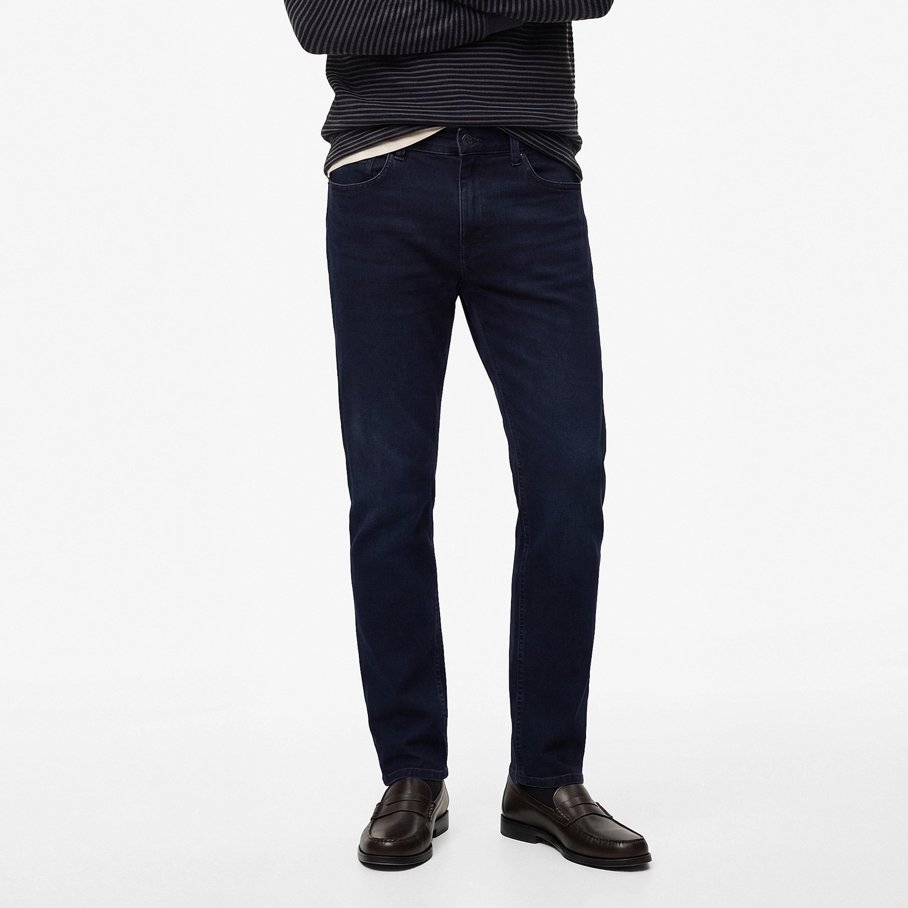 KOTON Slim Fit Plain Mid-Rise Men's Jeans-men-clothing-bottoms-jeans-image-1