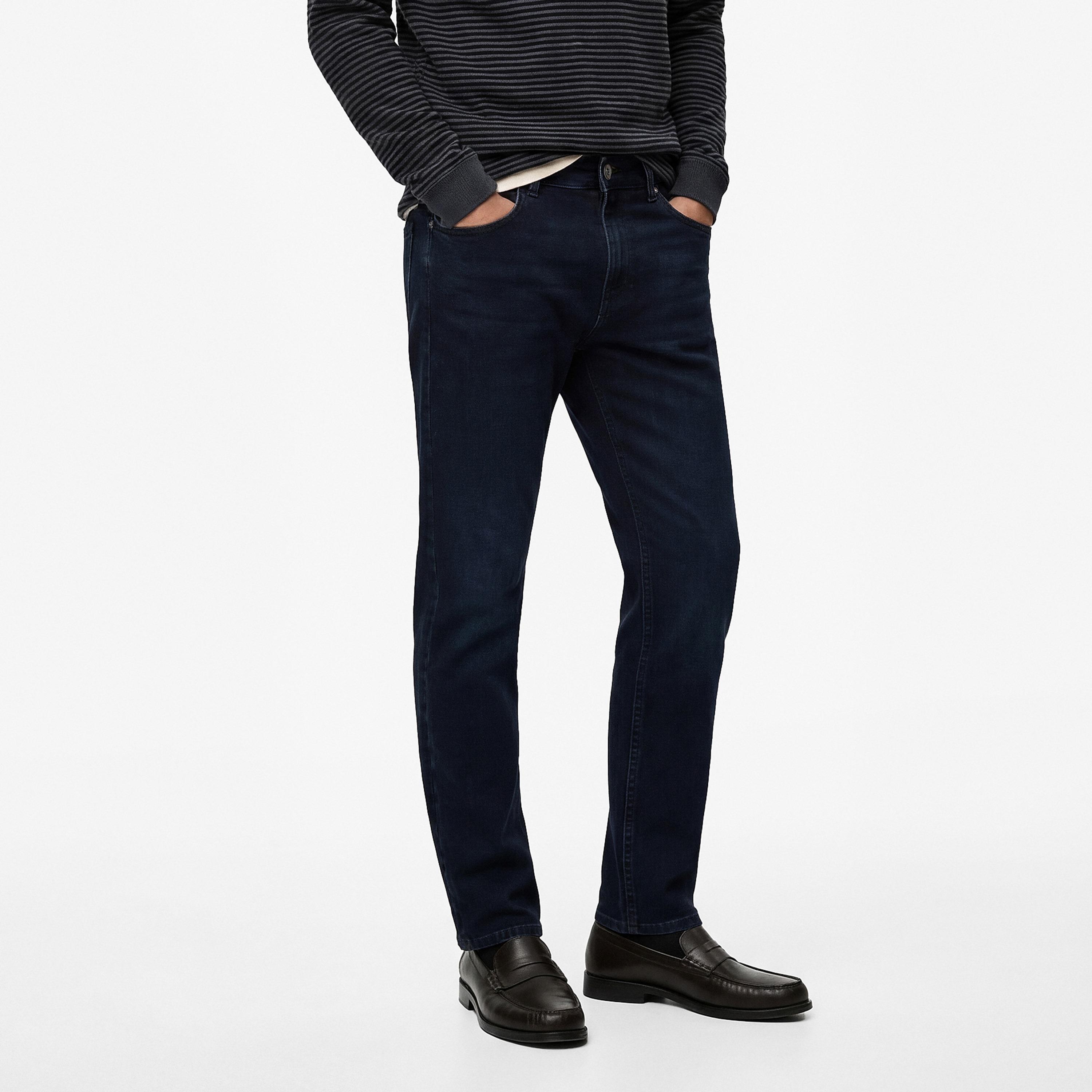 KOTON Slim Fit Plain Mid-Rise Men's Jeans-men-clothing-bottoms-jeans-image-3