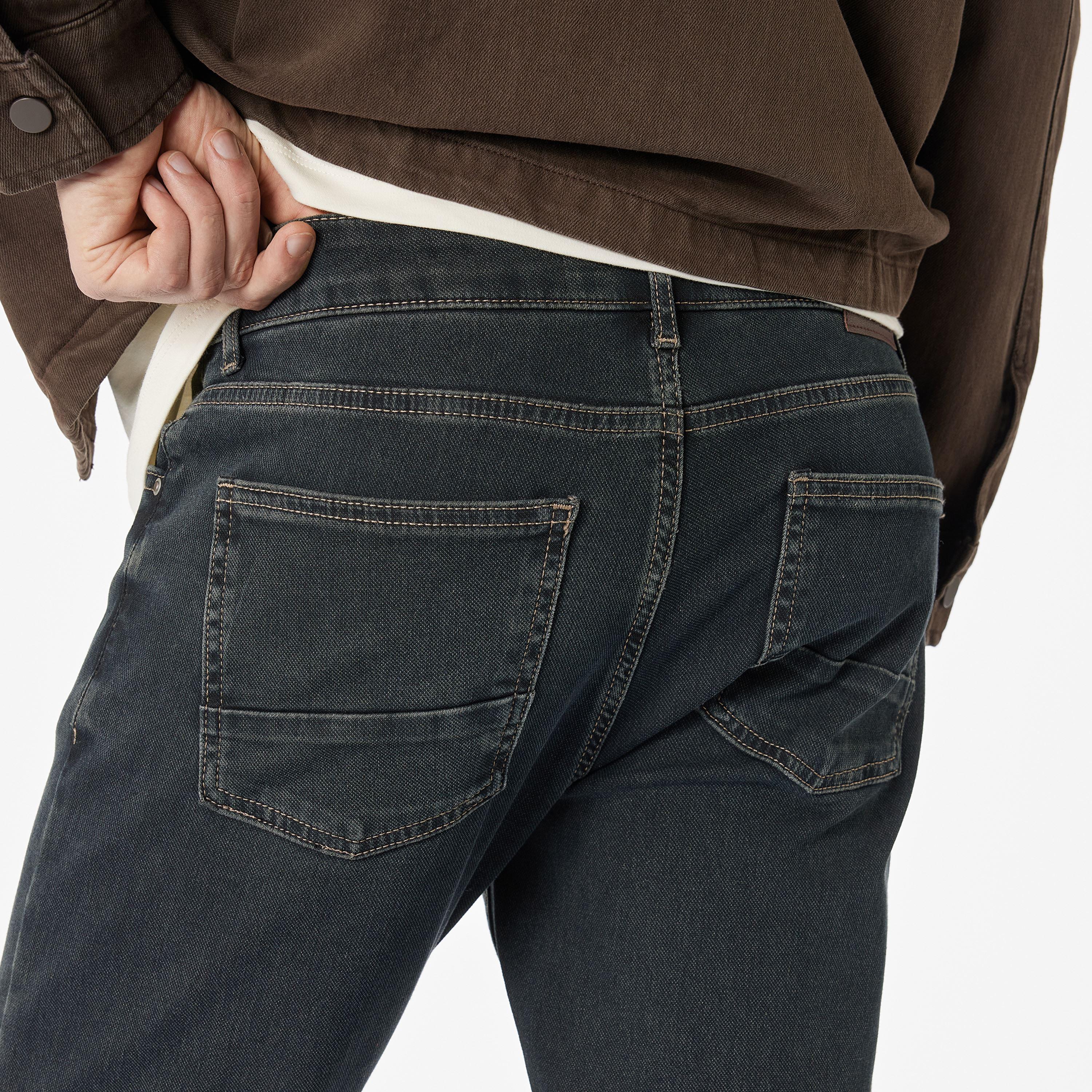 KOTON Slim Fit Plain Mid-Rise Men's Jeans-men-clothing-bottoms-jeans-image-3