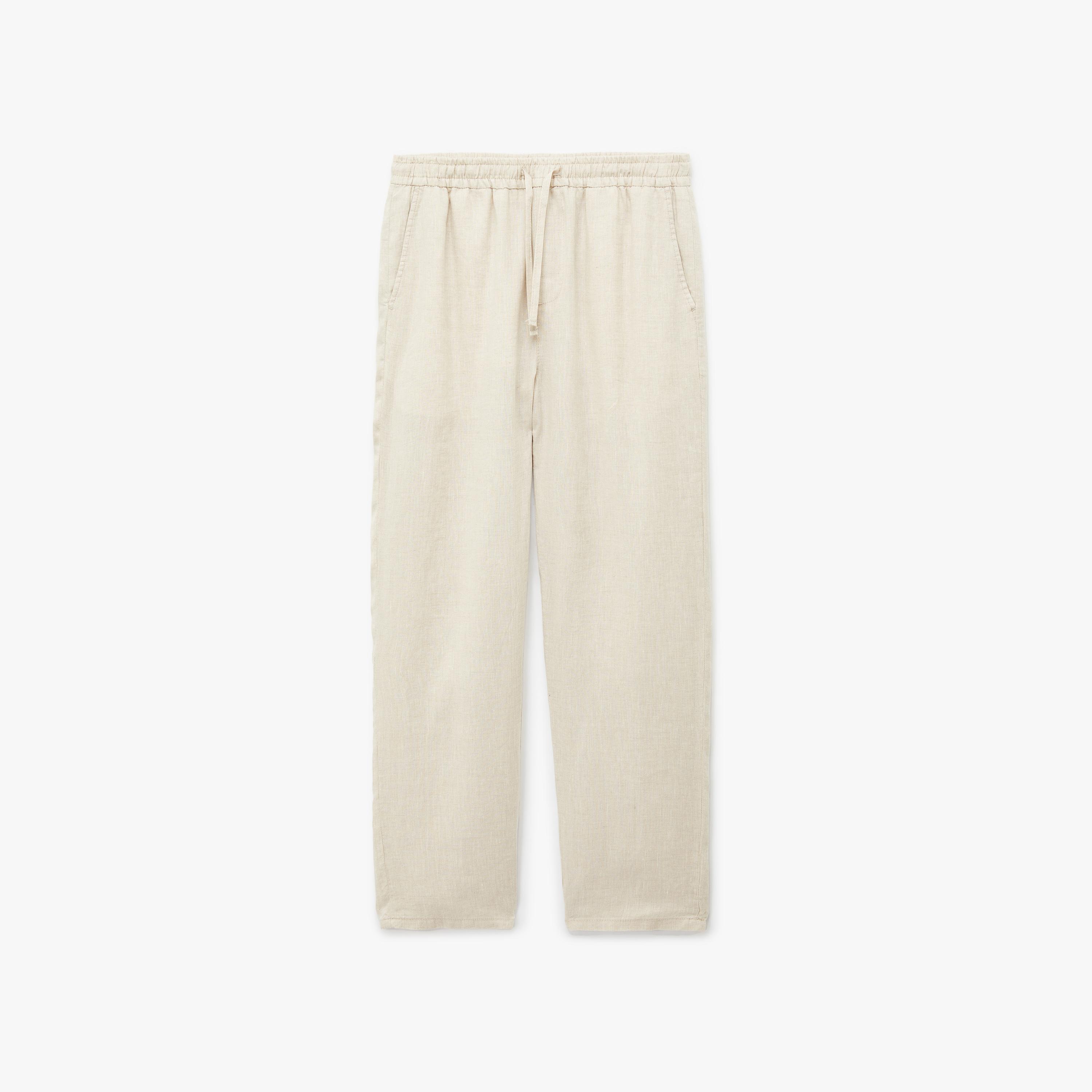 KOTON Regular Fit Mid-Rise Drawstring Waist Men's Trousers-men-clothing-bottoms-trousersandchinos-trousers-image-3