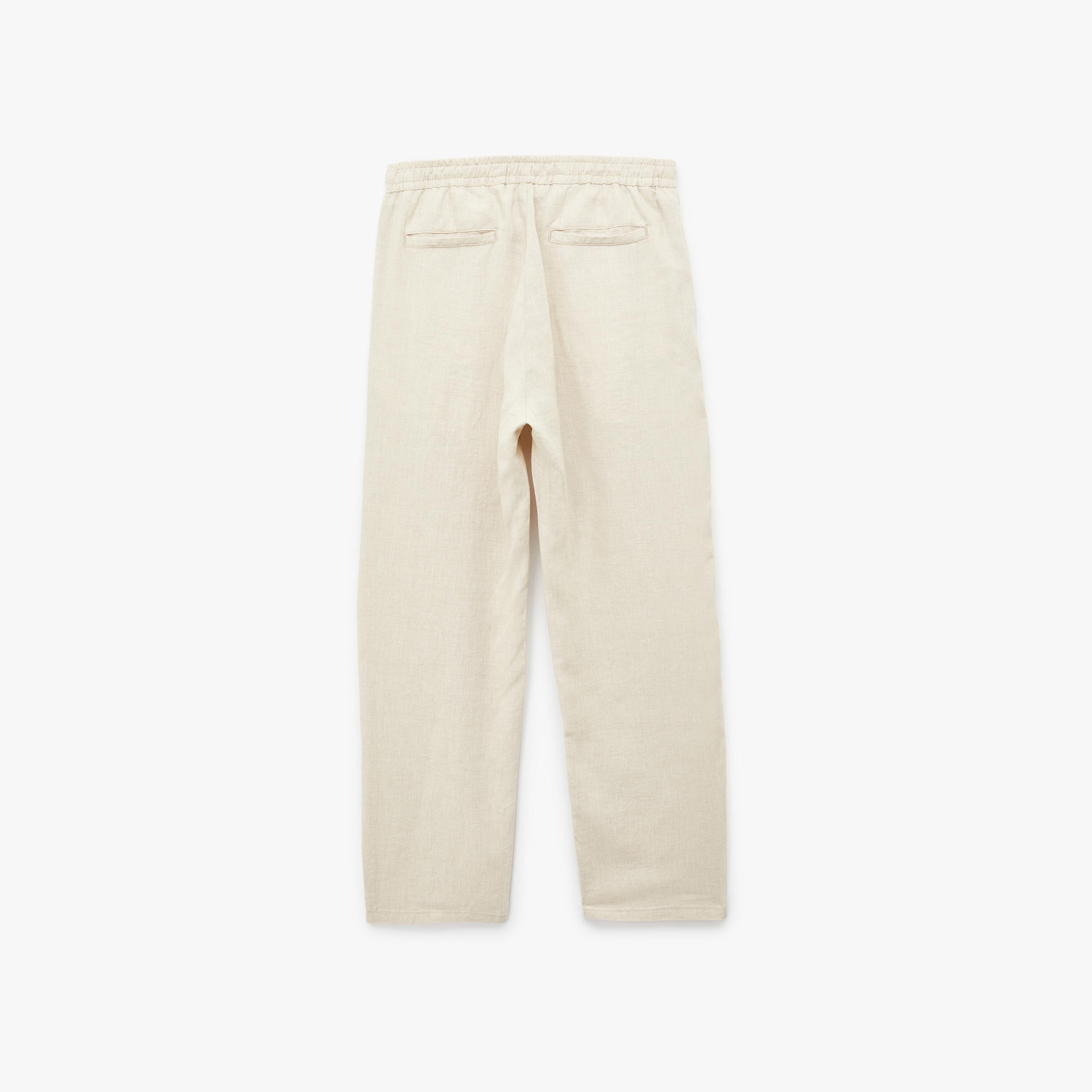 KOTON Regular Fit Mid-Rise Drawstring Waist Men's Trousers-men-clothing-bottoms-trousersandchinos-trousers-image-4