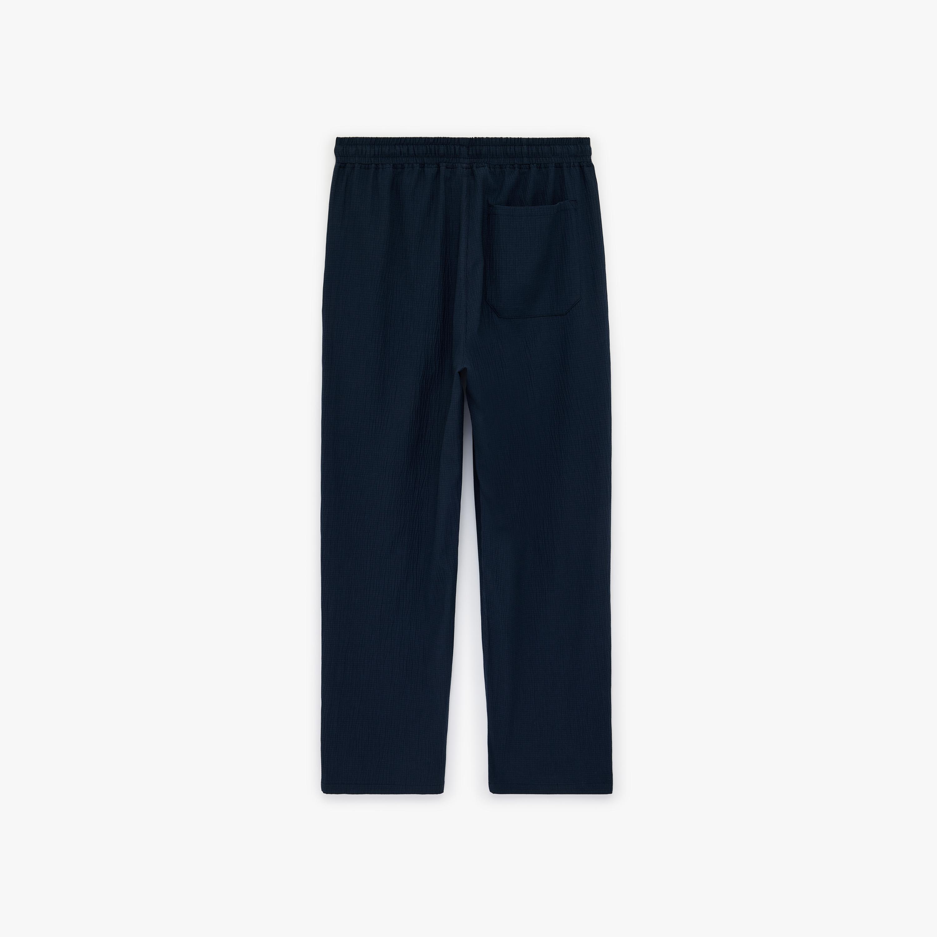 KOTON Regular Fit Mid-Rise Drawstring Waist Men's Trousers-men-clothing-bottoms-trousersandchinos-trousers-image-5