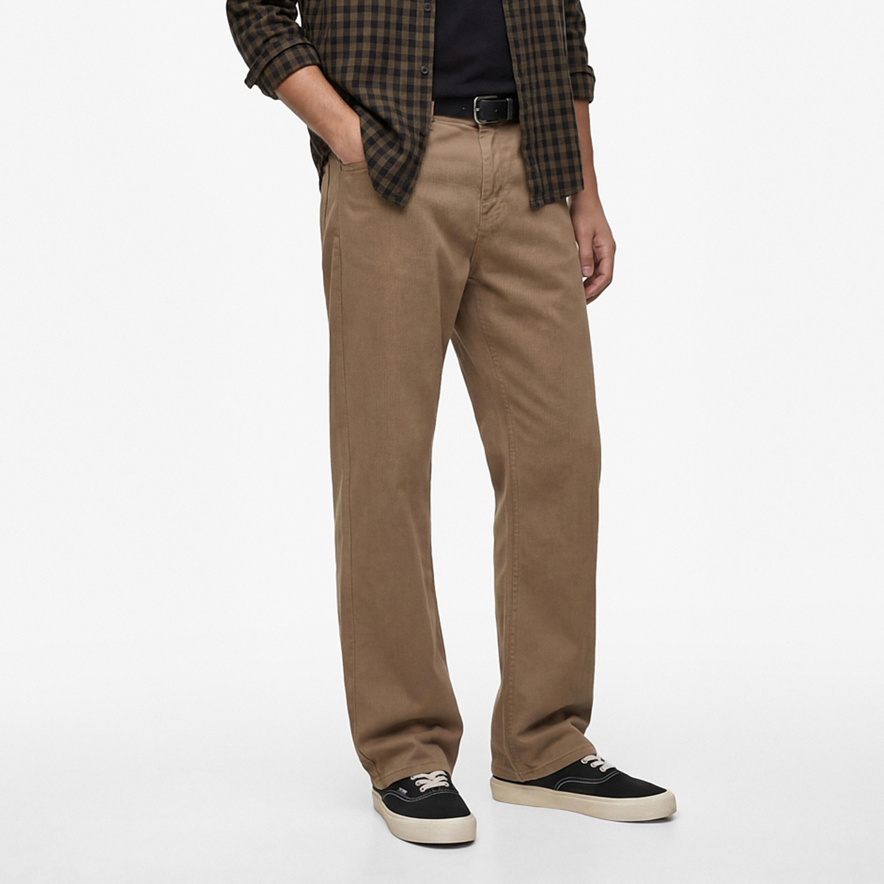 KOTON Regular Fit Plain Mid-Rise Men's Jeans-men-clothing-bottoms-jeans-image-1