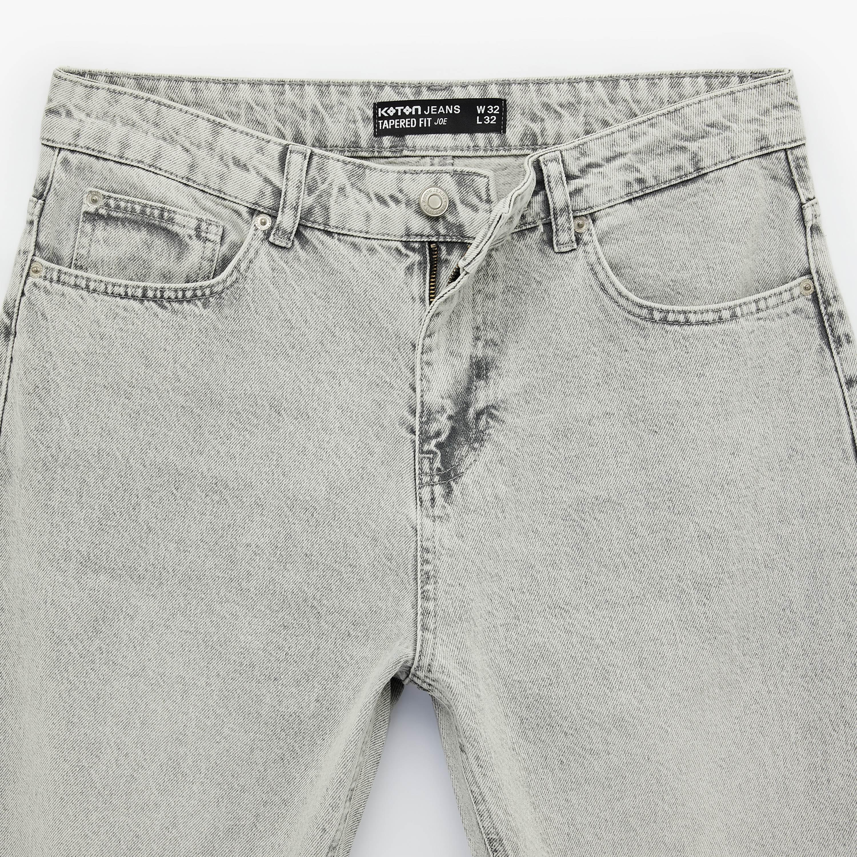 KOTON Regular Fit Plain Mid-Rise Men's Jeans-men-clothing-bottoms-jeans-image-7
