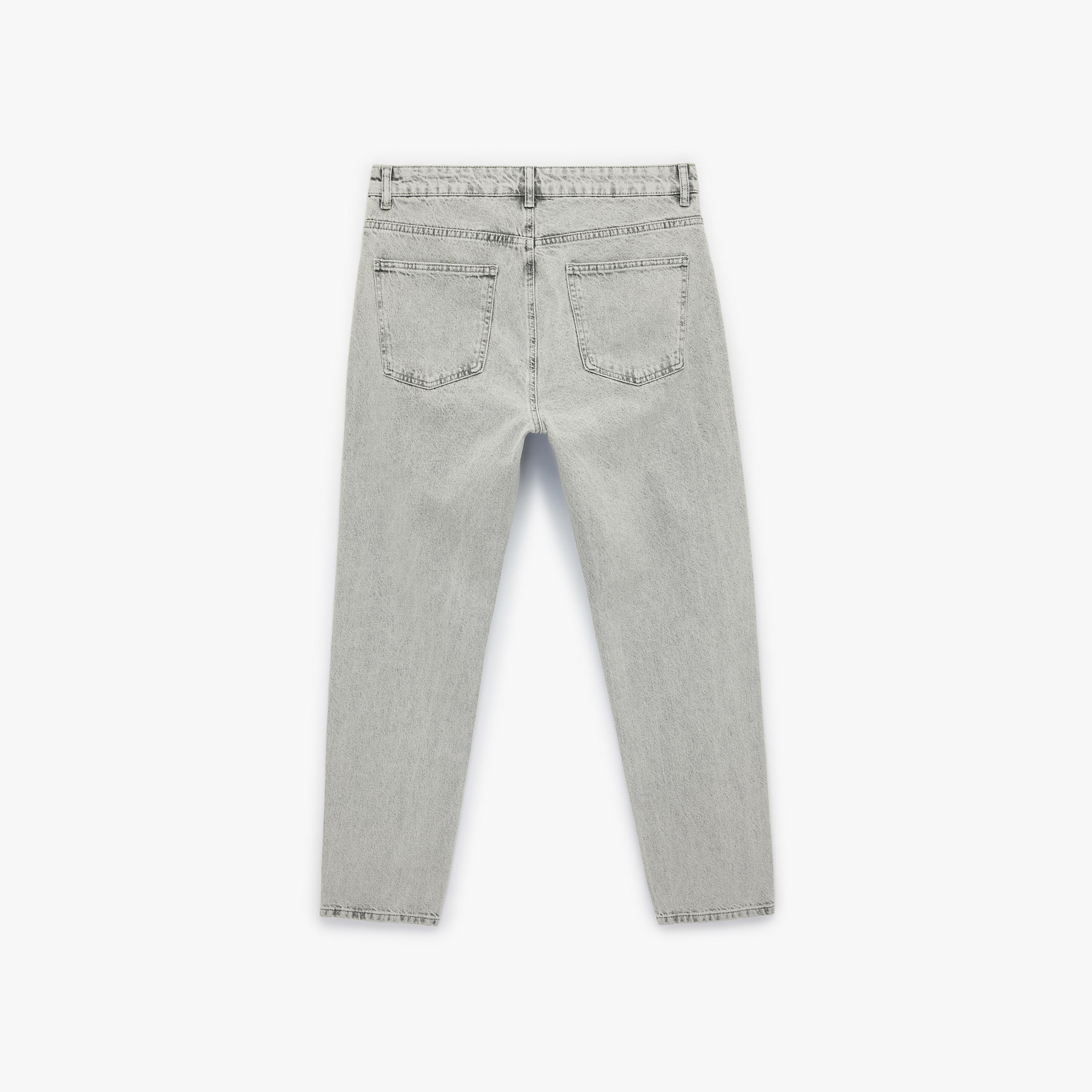 KOTON Regular Fit Plain Mid-Rise Men's Jeans-men-clothing-bottoms-jeans-image-5