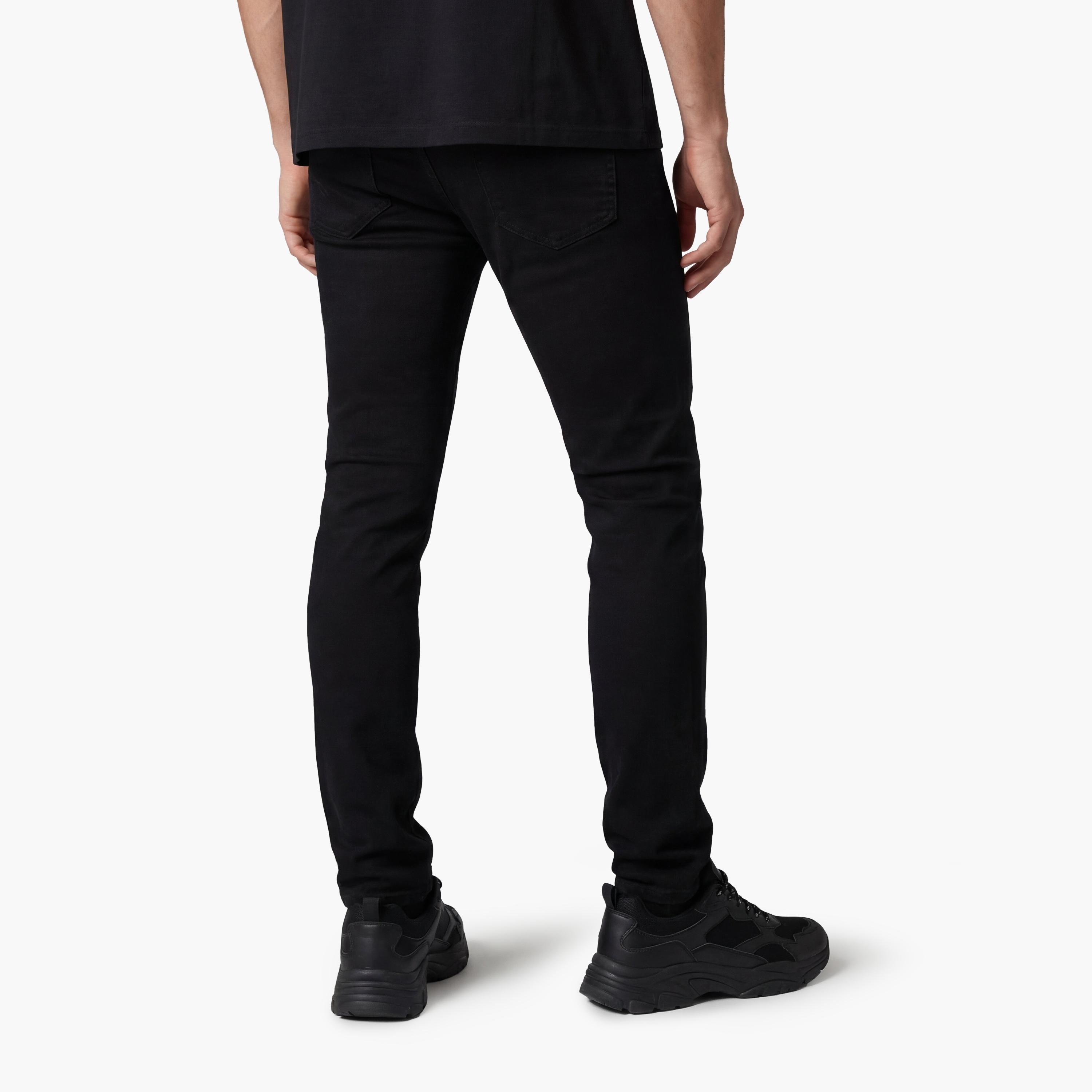 KOTON Skinny Fit Plain Mid-Rise Men's Jeans-men-clothing-bottoms-jeans-image-3